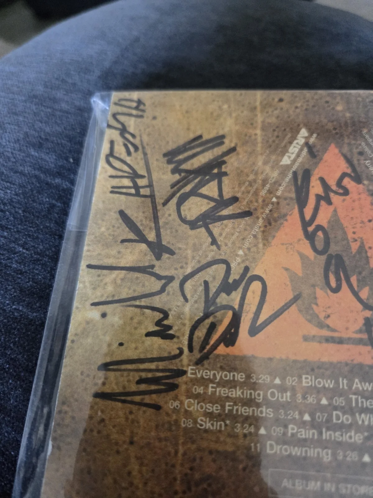 ADEMA - Nu Metal SIGNED Album Advance Booklet Marky Chavez +4 RARE! All 5 OG Mem, изображение 3