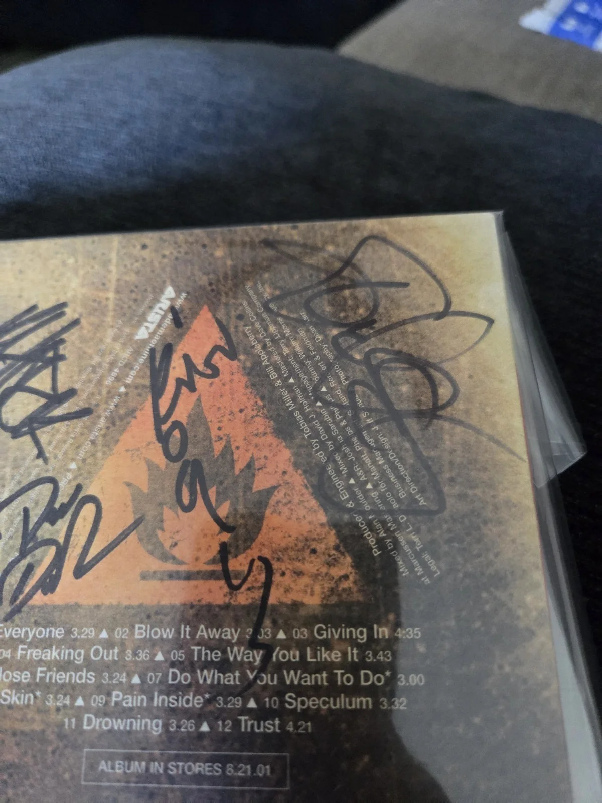 ADEMA - Nu Metal SIGNED Album Advance Booklet Marky Chavez +4 RARE! All 5 OG Mem, изображение 4