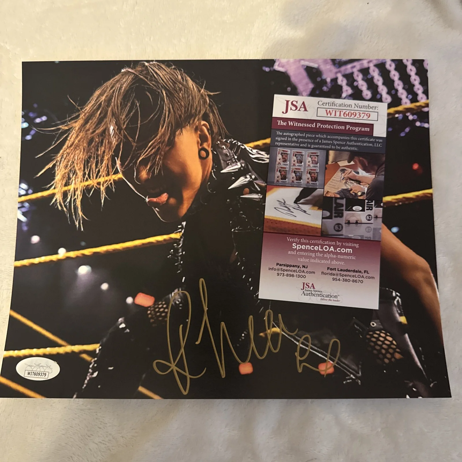 Rhea Ripley Signed 8x10 Photo WWE Pro Wrestling Autographed Auto JSA Witness COA, изображение 4