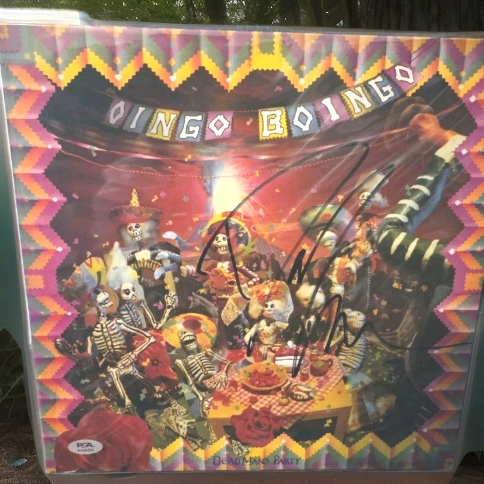 Danny Elfman Oingo Boingo Dead Man's Party Signed Vinyl Record Album LP PSA RARE, изображение 4