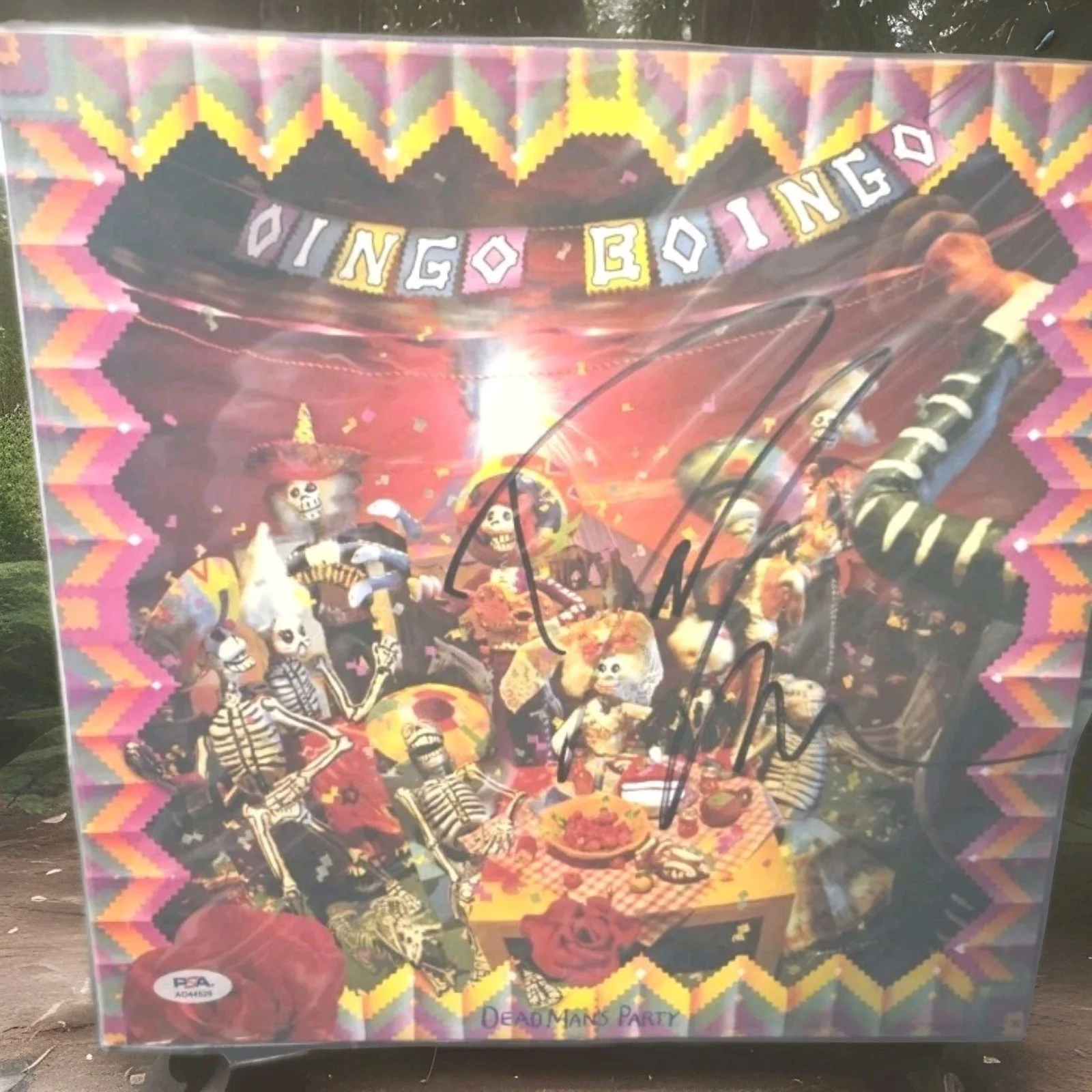 Danny Elfman Oingo Boingo Dead Man's Party Signed Vinyl Record Album LP PSA RARE, изображение 5