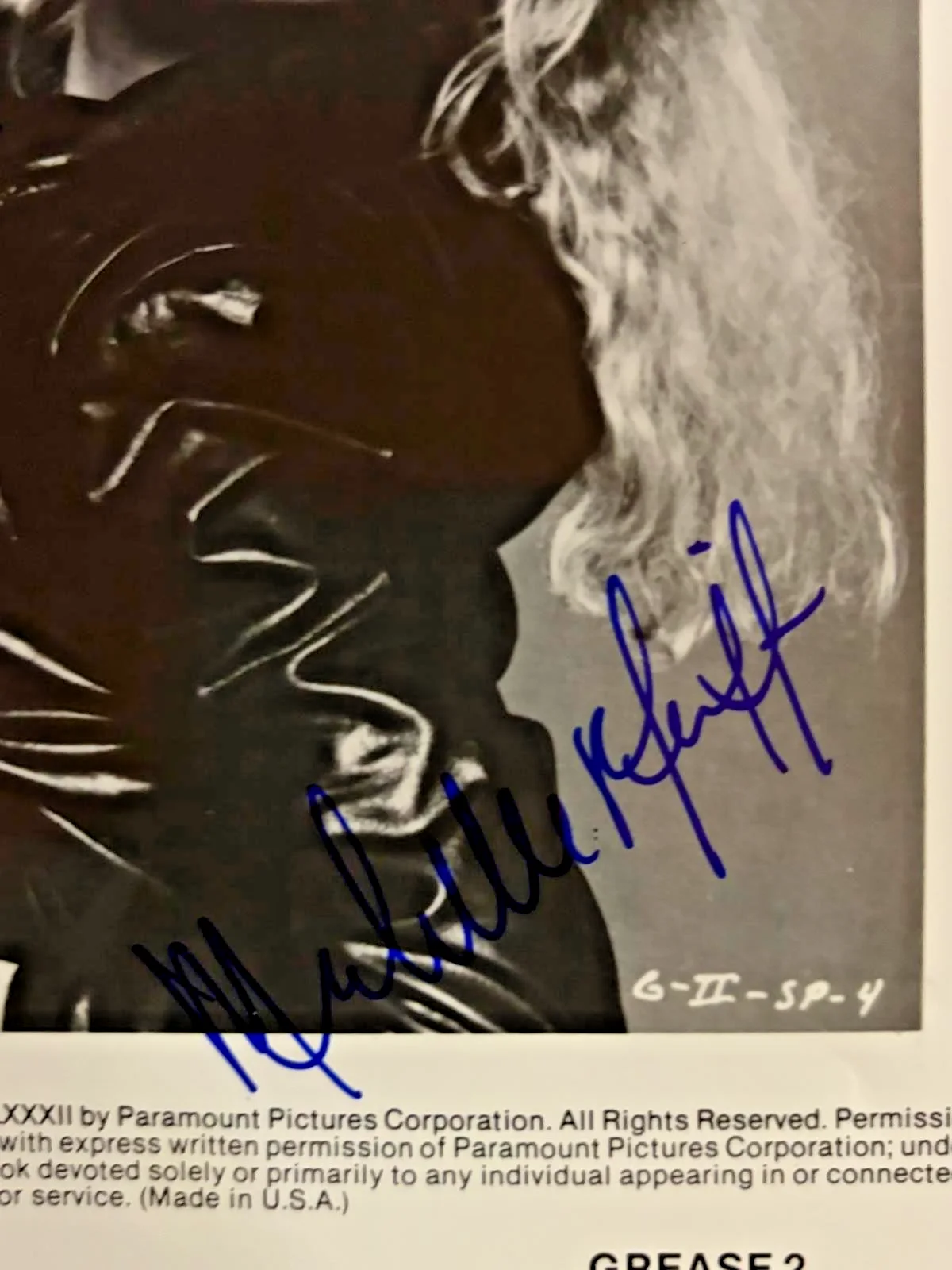 Michelle Pfeiffer, Lorna Luft, Adrian Zmed, Maxwell Caufield — GREASE 2 PFEIFFER MAX CAUFIELD LUFT ZMED SIGNED AUTOGRAPH X4 8X10 PHOTO PSA, изображение 3