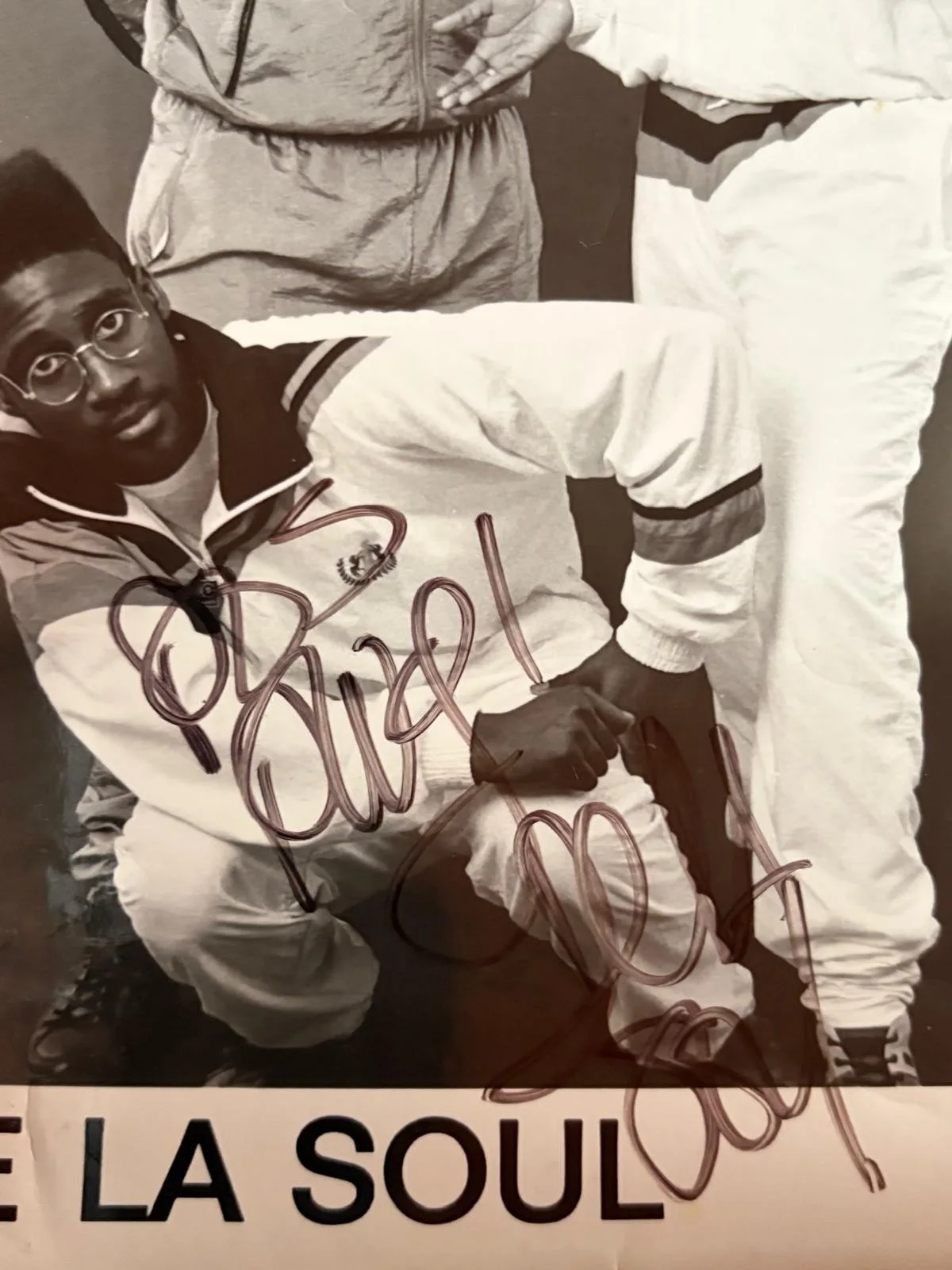 VINCENT MASON, KELVIN MERCER — DE LA SOUL X2 SIGNED AUTOGRAPHED 8X10 PHOTO VINCENT MASON KELVIN MERCER PSA COA, изображение 4