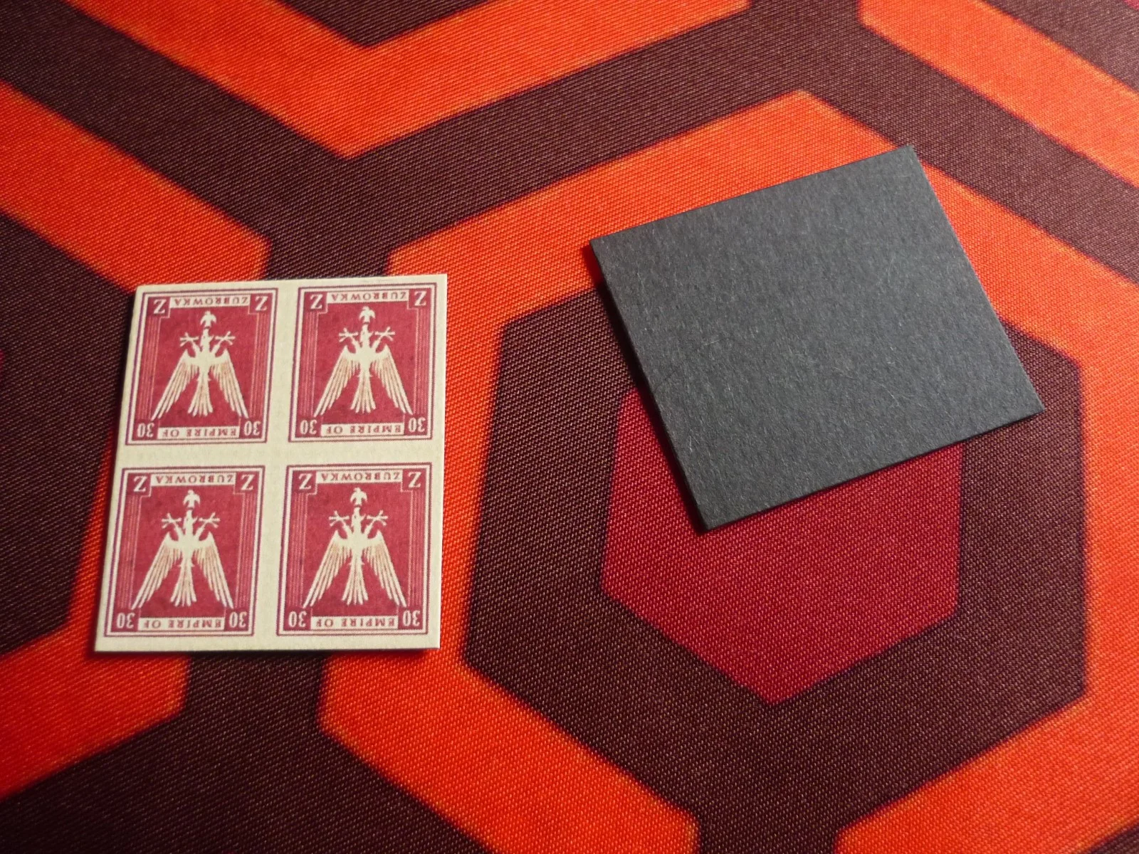 Żubrówka Grand Budapest Hotel Wes Anderson fictional Europe stamps red blue, изображение 5