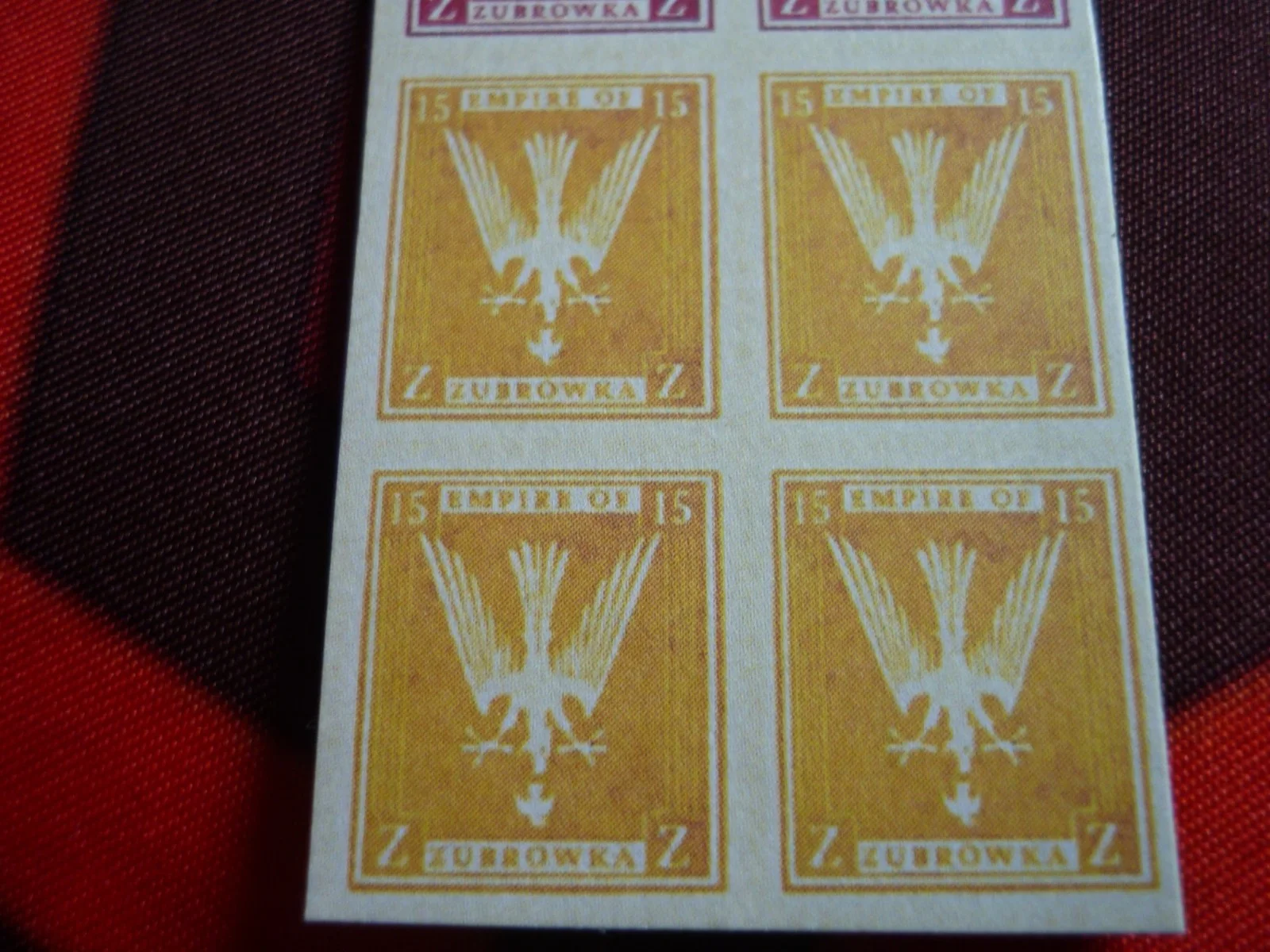 Żubrówka Grand Budapest Hotel Wes Anderson fictional Europe stamps full set, изображение 3