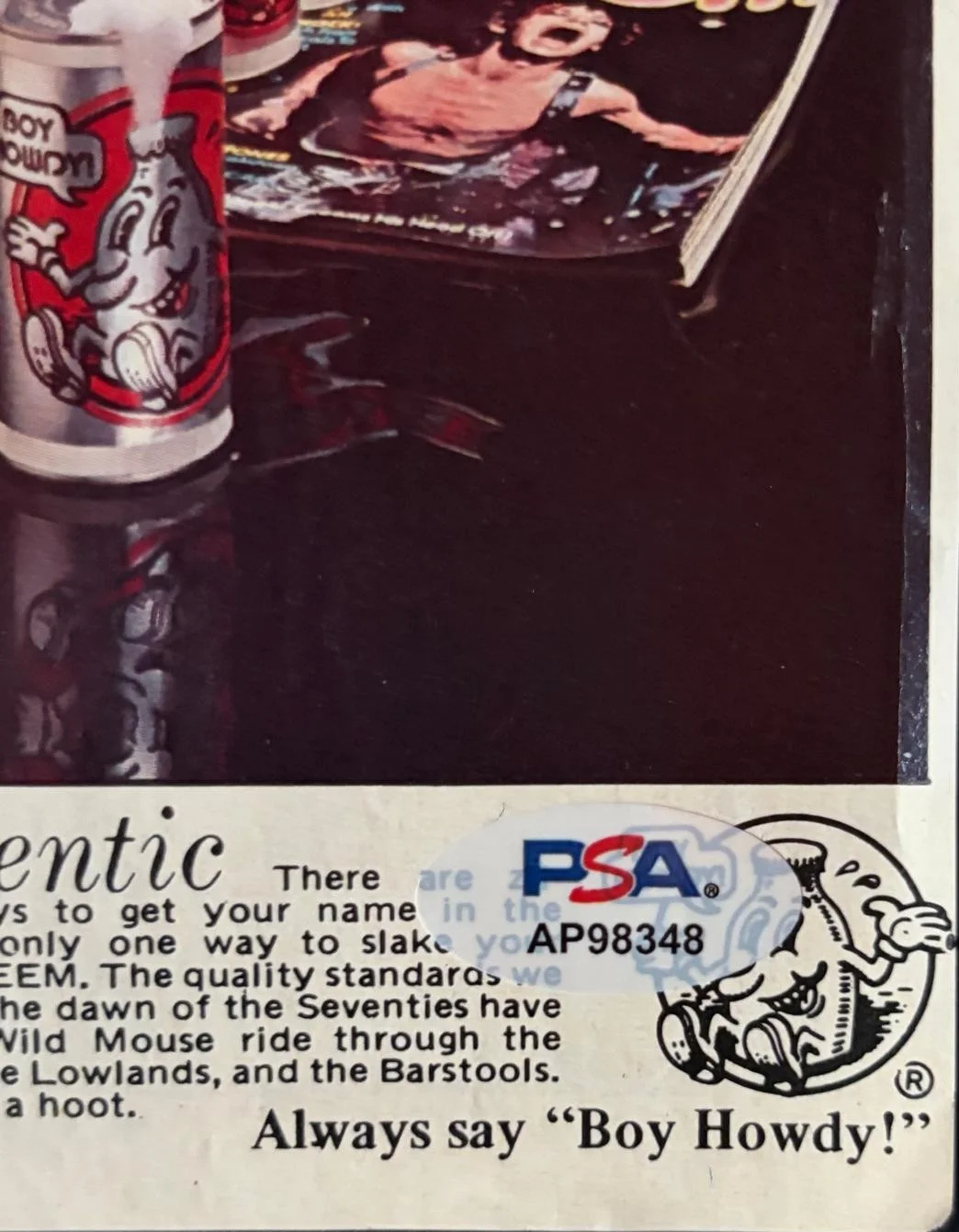 Ronnie Wood — RONNIE WOOD SIGNED AUTOGRAPHED MAGAZINE PAGE ROLLING STONES RARE VINTAGE PSA, image 3
