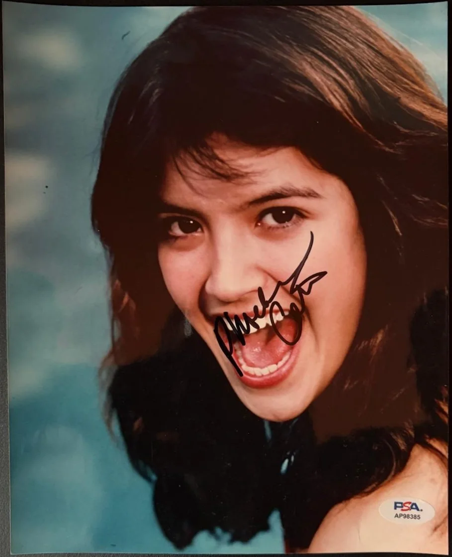 Phoebe Cates — PHOEBE CATES SIGNED AUTOGRAPHED 8X10 PHOTO SEXY HOT KLINE VINTAGE RARE PSA G