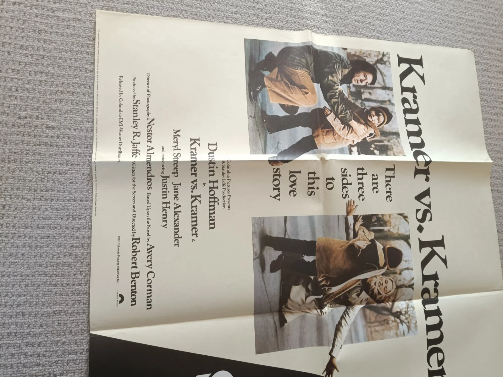 KRAMER VS. KRAMER / THE JAZZ SINGER ORIGINAL UK QUAD FILM POSTER 1979/1980, изображение 2