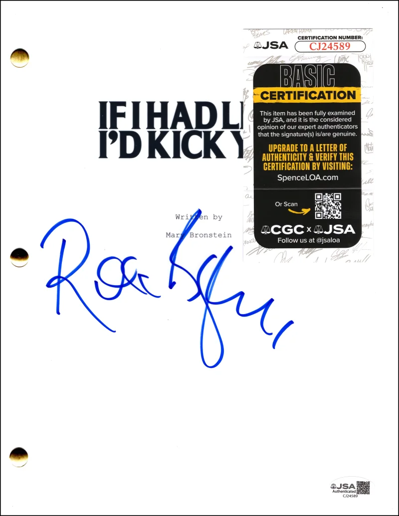 Rose Byrne — Rose Byrne Signed Autograph If I Had Legs I'd Kick You Full Movie Script JSA COA, image 2