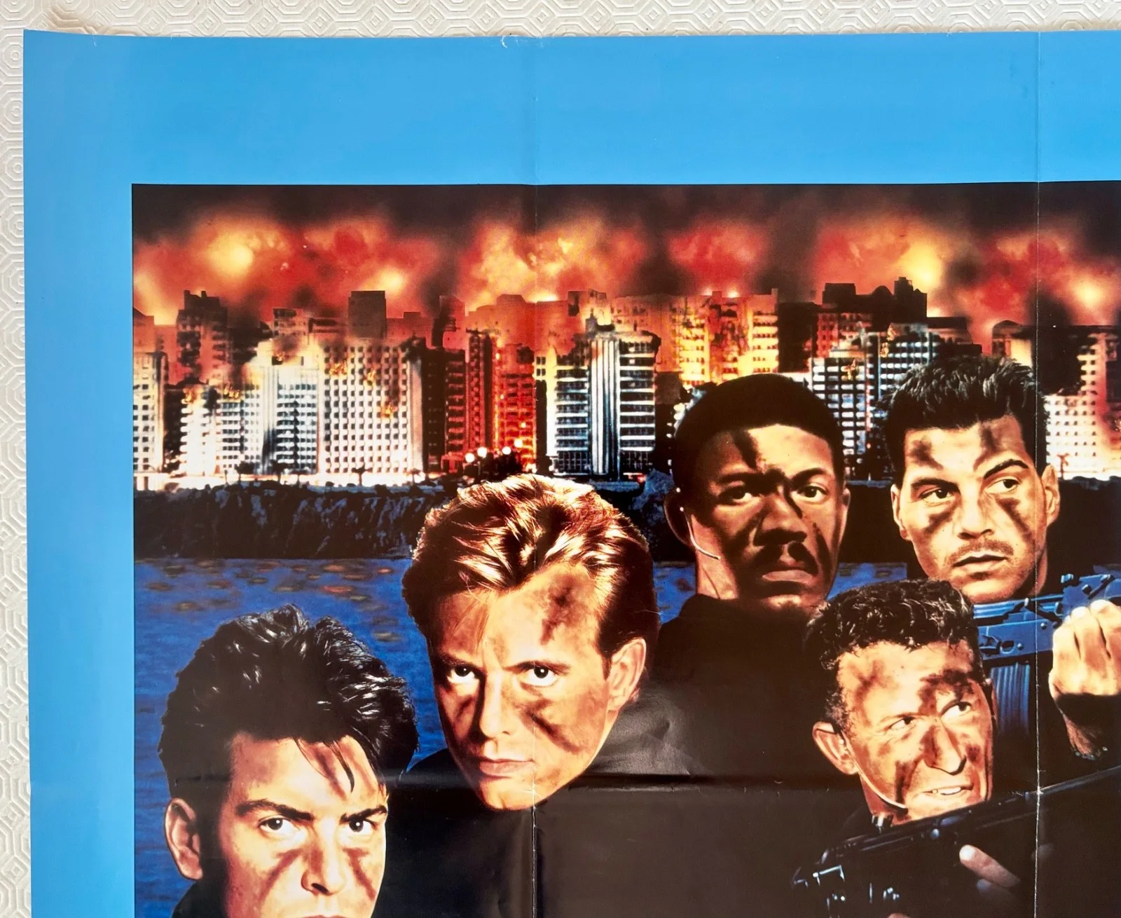Navy Seals Original 1990 Movie Quad Poster Charlie Sheen Michael Biehn, изображение 5