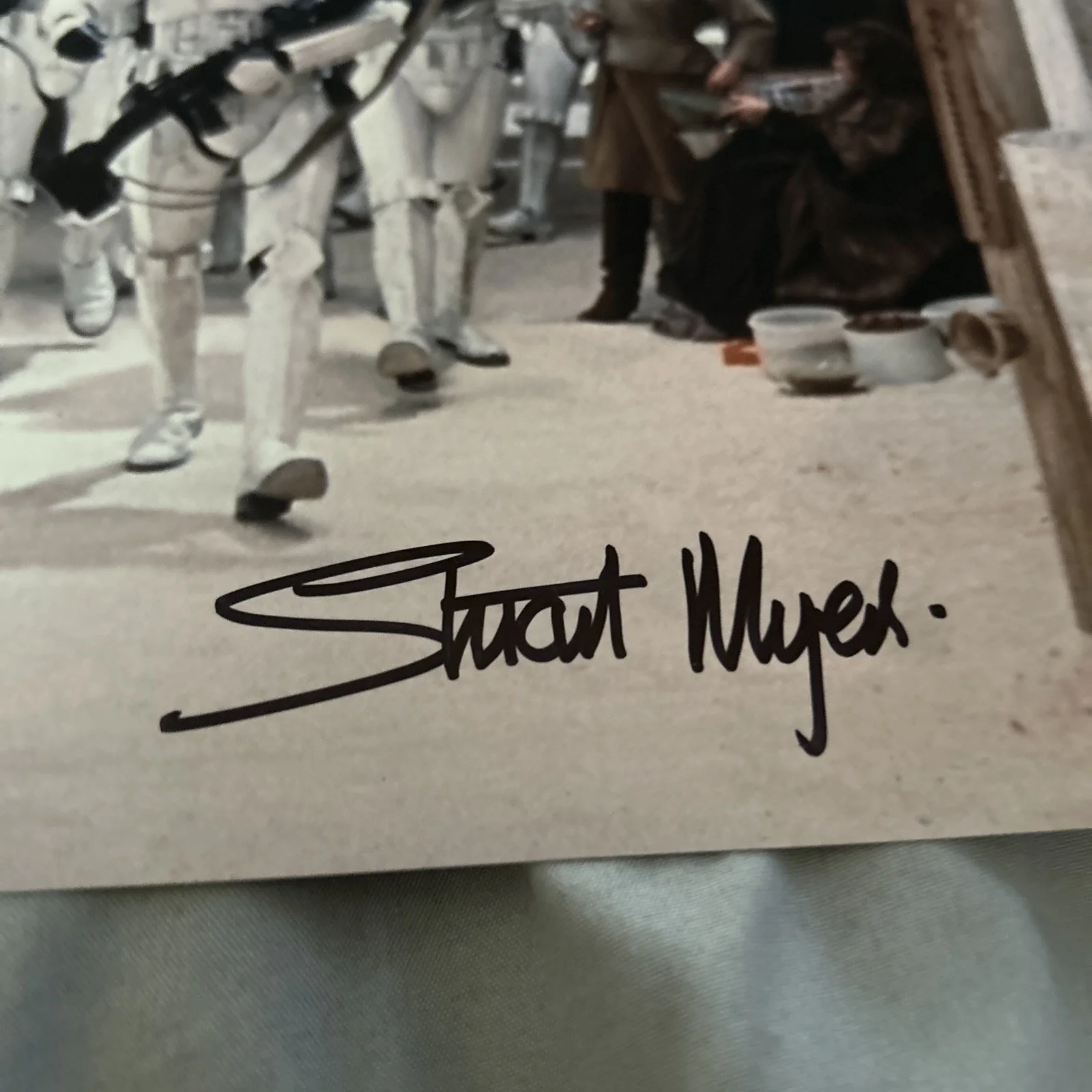 Star Wars Mos Eisley Stuart Myers 10 X 8 Signed Autograph Photo A New Hope coa, image 2