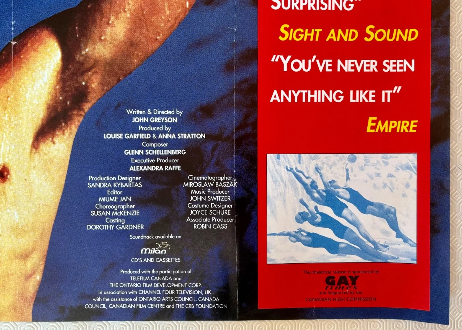 Zero Patience Original 1993 Movie Quad Poster John Robinson Normand Fauteux, image 3