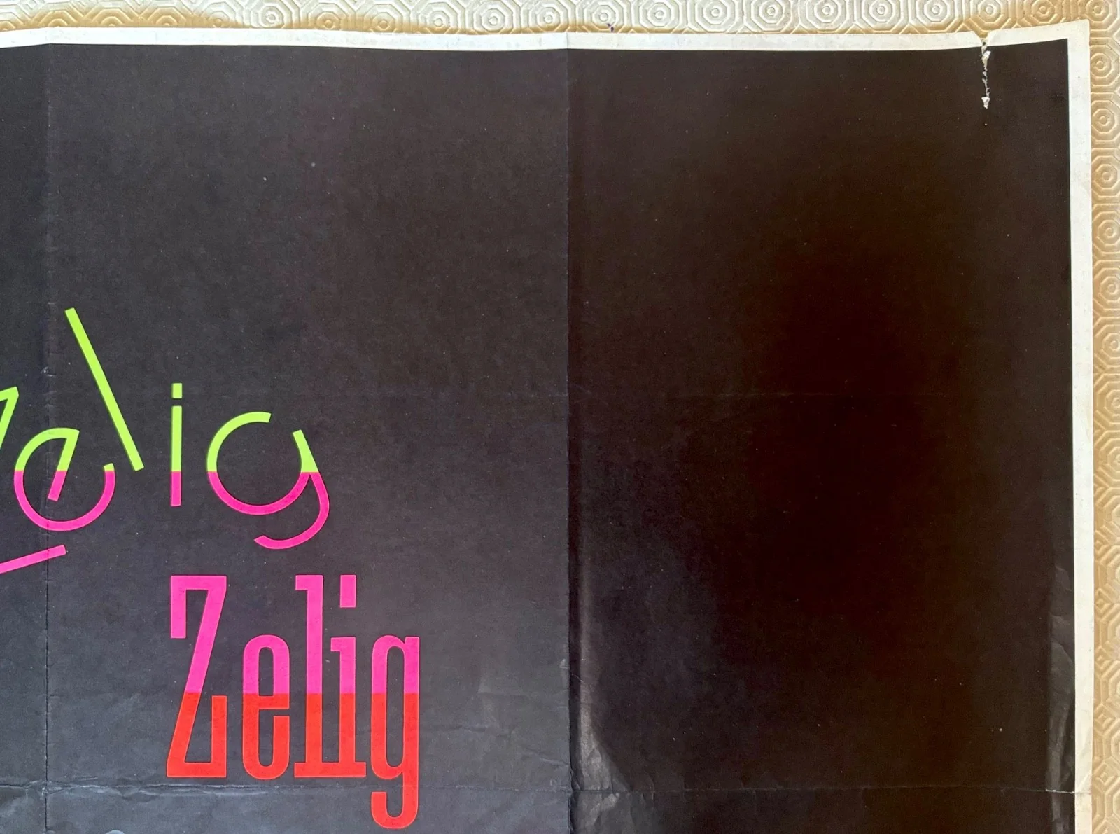 Zelig Original 1983 Movie Quad Poster Woody Allen MIa Farrow, изображение 4