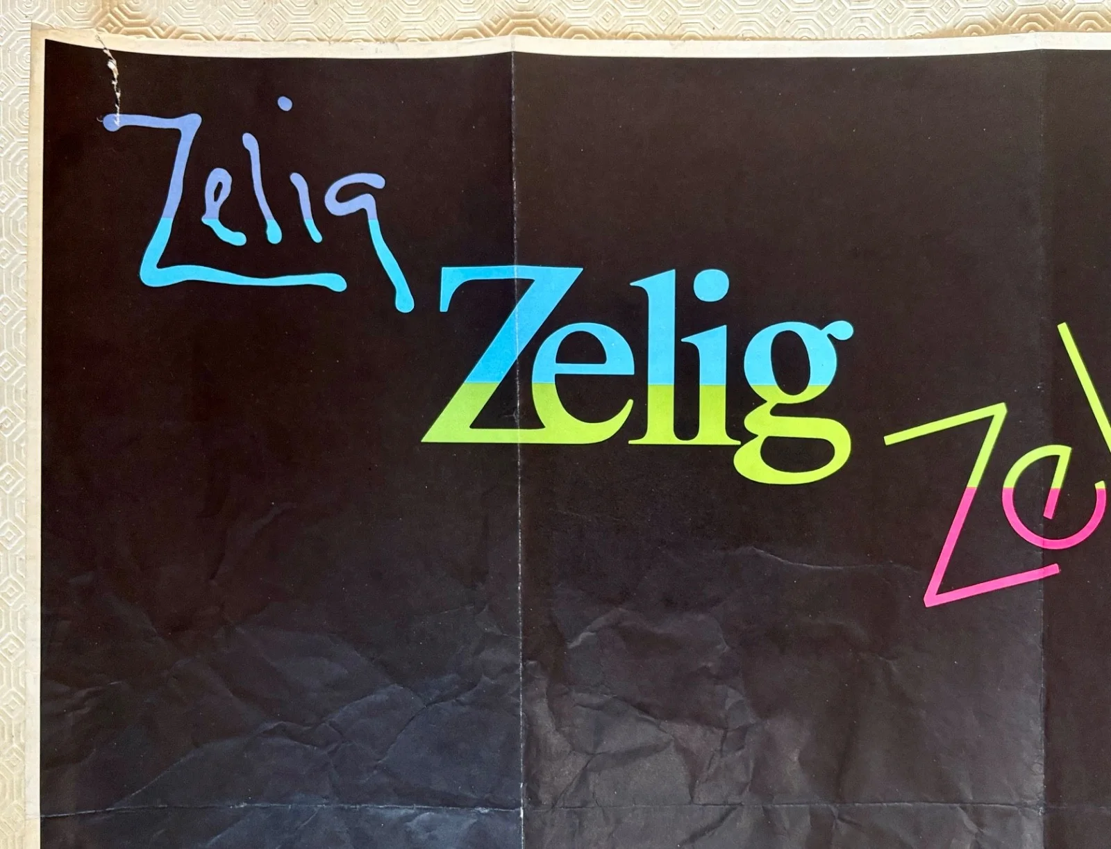 Zelig Original 1983 Movie Quad Poster Woody Allen MIa Farrow, изображение 5