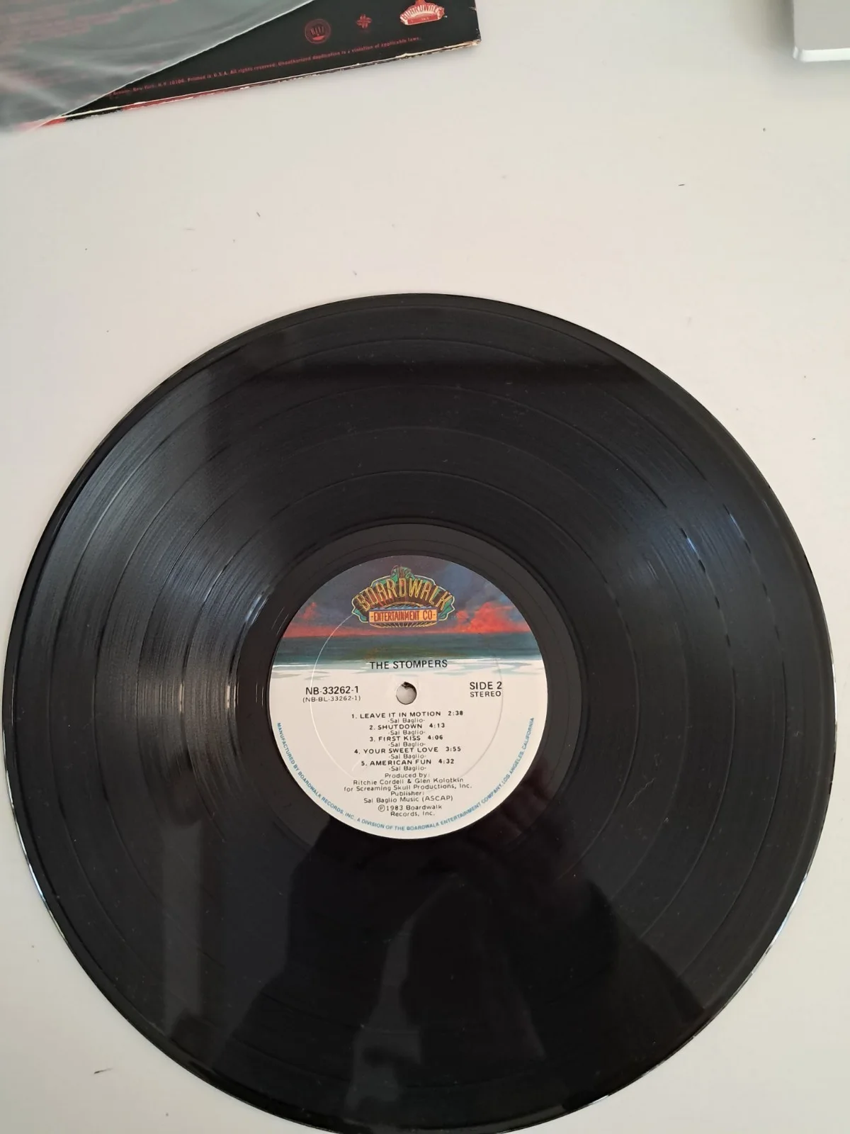 The Stompers Sal Baglio Signed Autographed LP Vinyl Boston The Channel, image 5