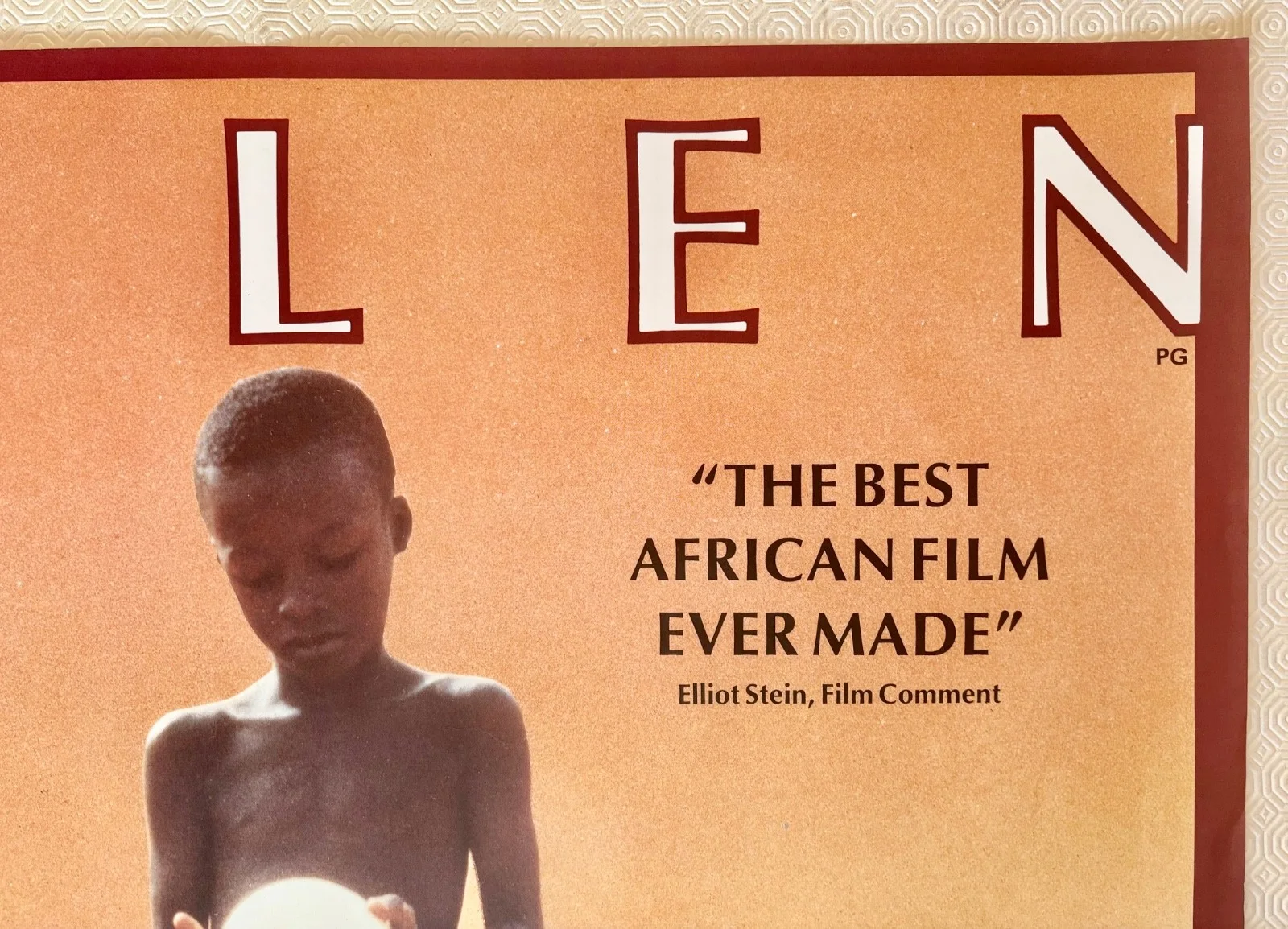 Yeelen Original 1987 Quad Poster Souleymane Cisse Issiaka Kane Aoua Sangare, image 4