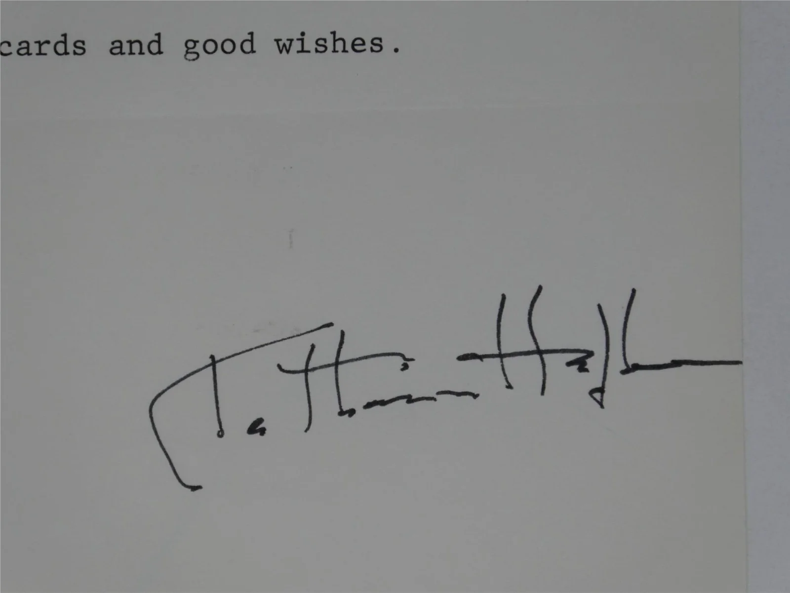 Katherine Hepburn — Katharine Hepburn Signed Typed Letter TLS Autographed 6x8 w/ Envelope, JSA COA, изображение 3