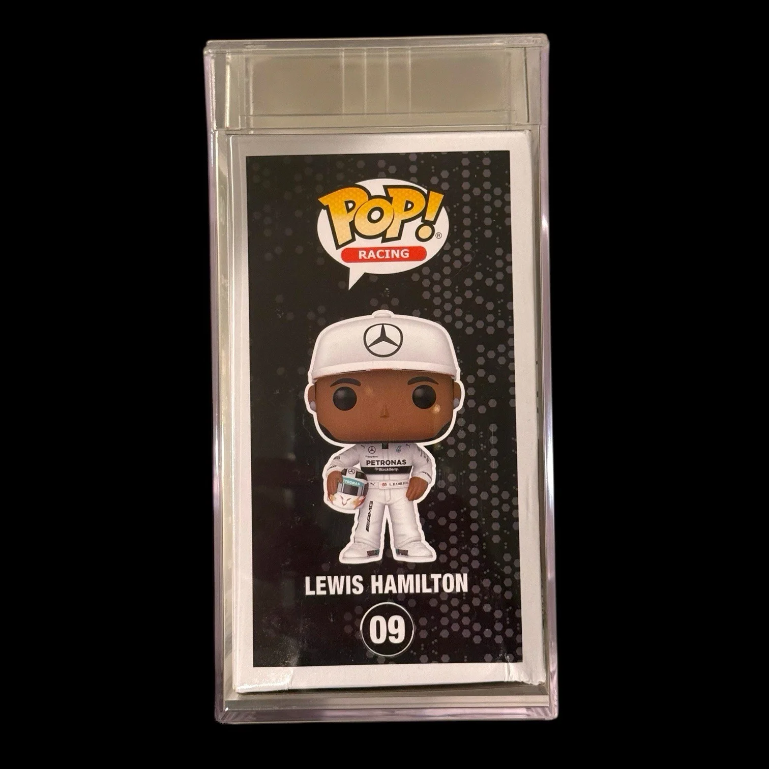 Lewis Hamilton Signed Funko Pop #09 PSA COA Slabbed Encapsulated Rare Autograph, image 2