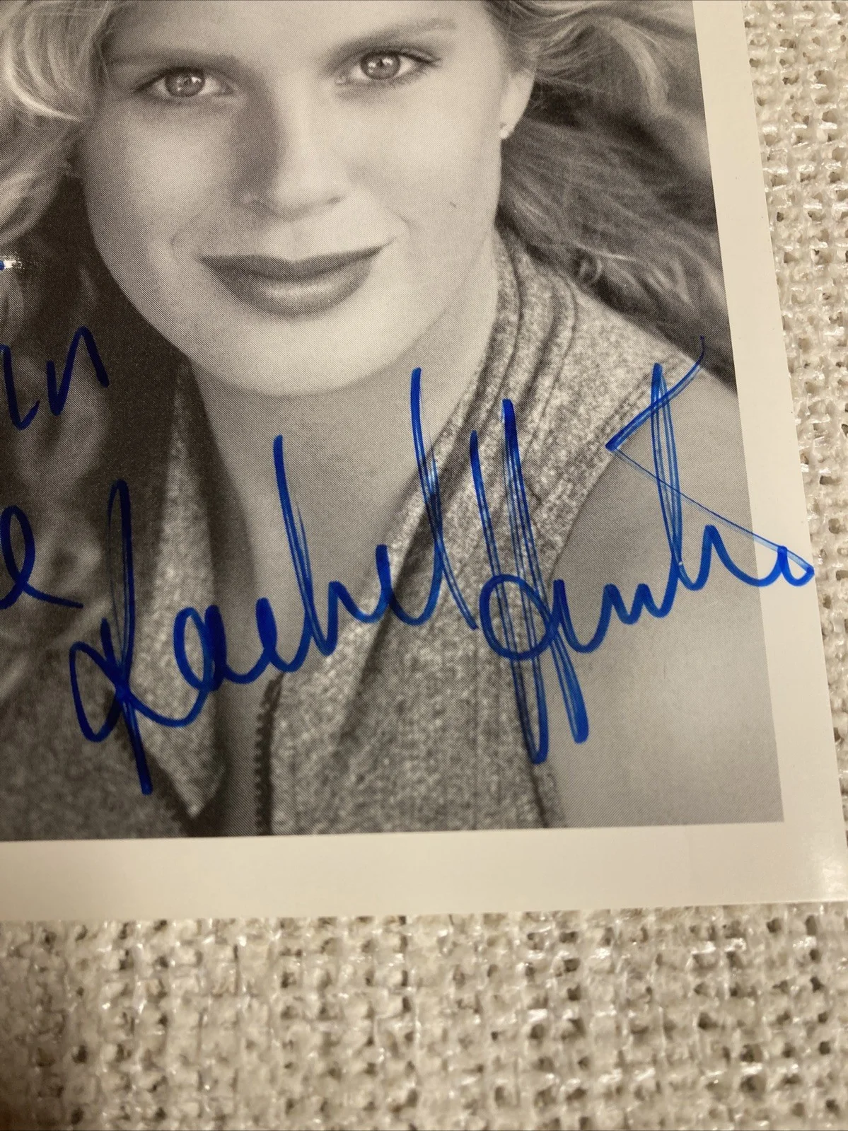 Rachel Hunter — Autograph Of Rachel Hunter 4x7 Swimsuit Model/ Magazine Cover Model/, изображение 2
