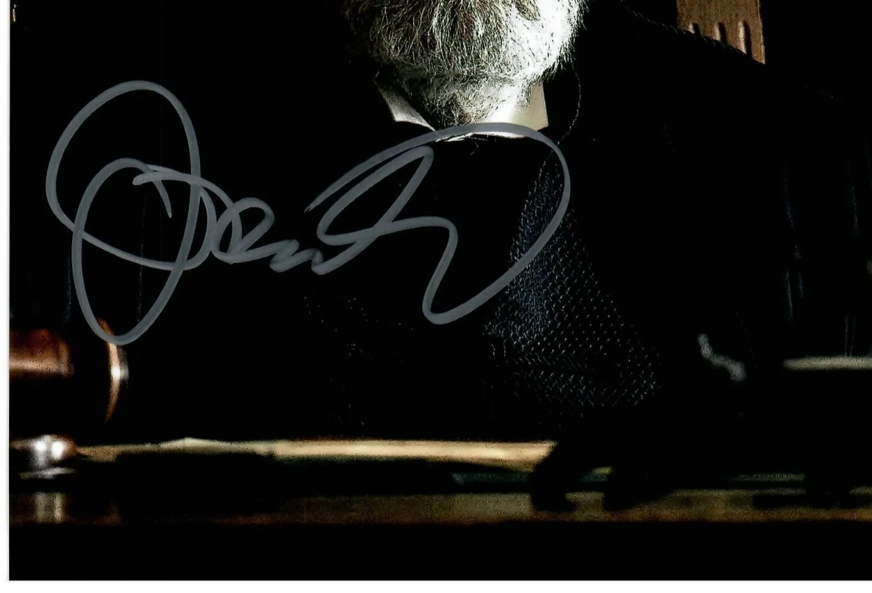 Donald Sutherland — Donald Sutherland The Hunger Games Actor Hollywood Signed 8 x 10 Photo TTM COA, изображение 2