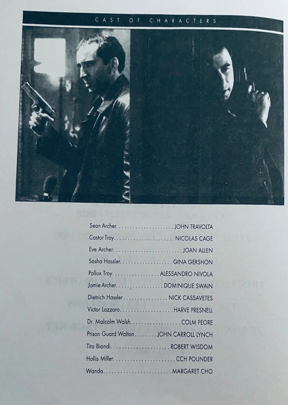 Original 1997 Face Off Film , Promotional Press Pack , inc. Folder, Book & Photo, изображение 4