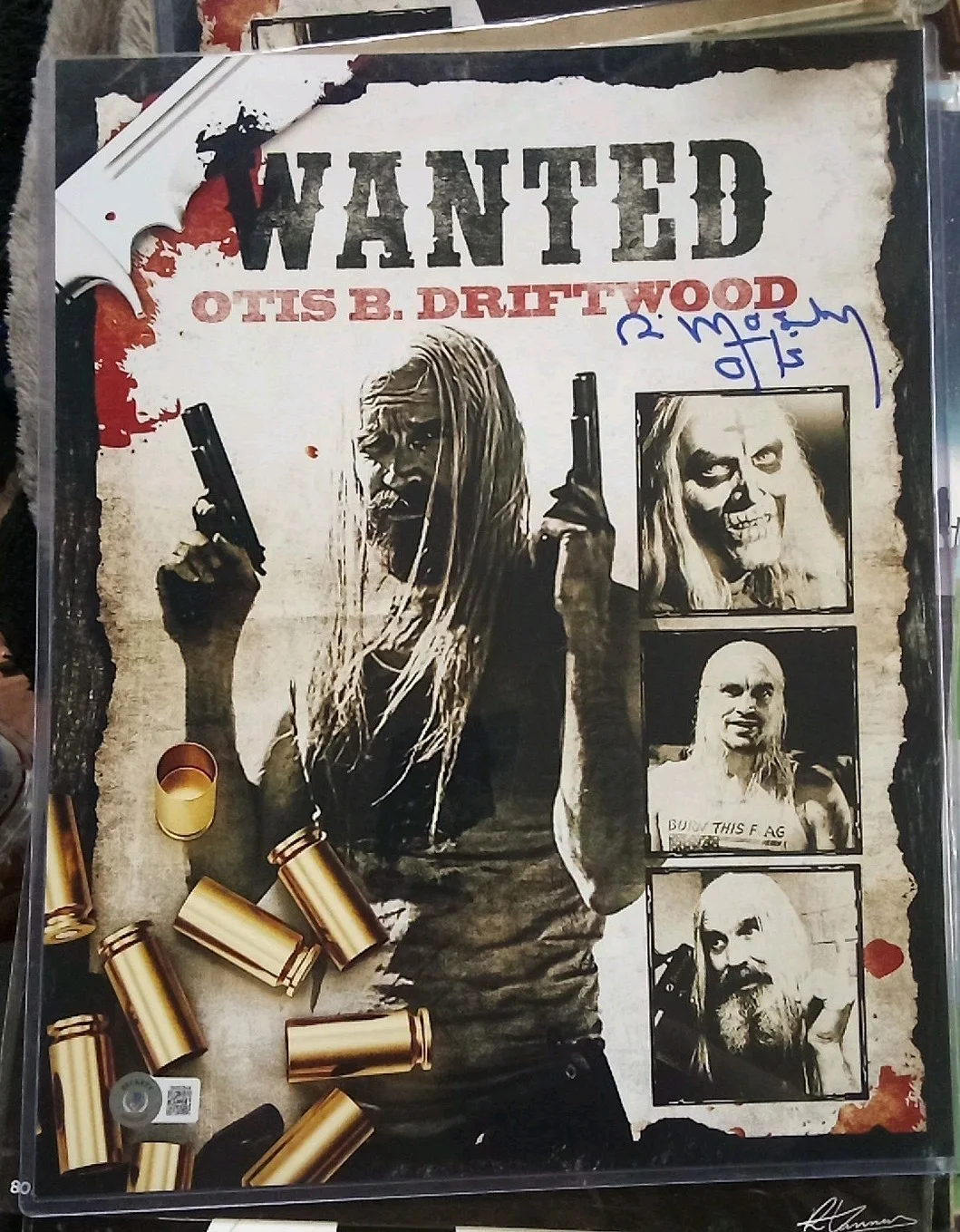 Devils Rejects Lot of 4 collector's items Autographed Otis Bill Moseley Prints, изображение 2