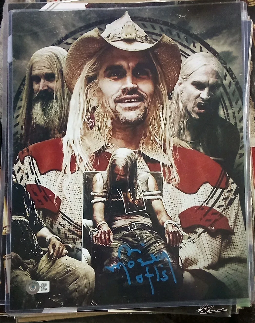 Devils Rejects Lot of 4 collector's items Autographed Otis Bill Moseley Prints, изображение 4