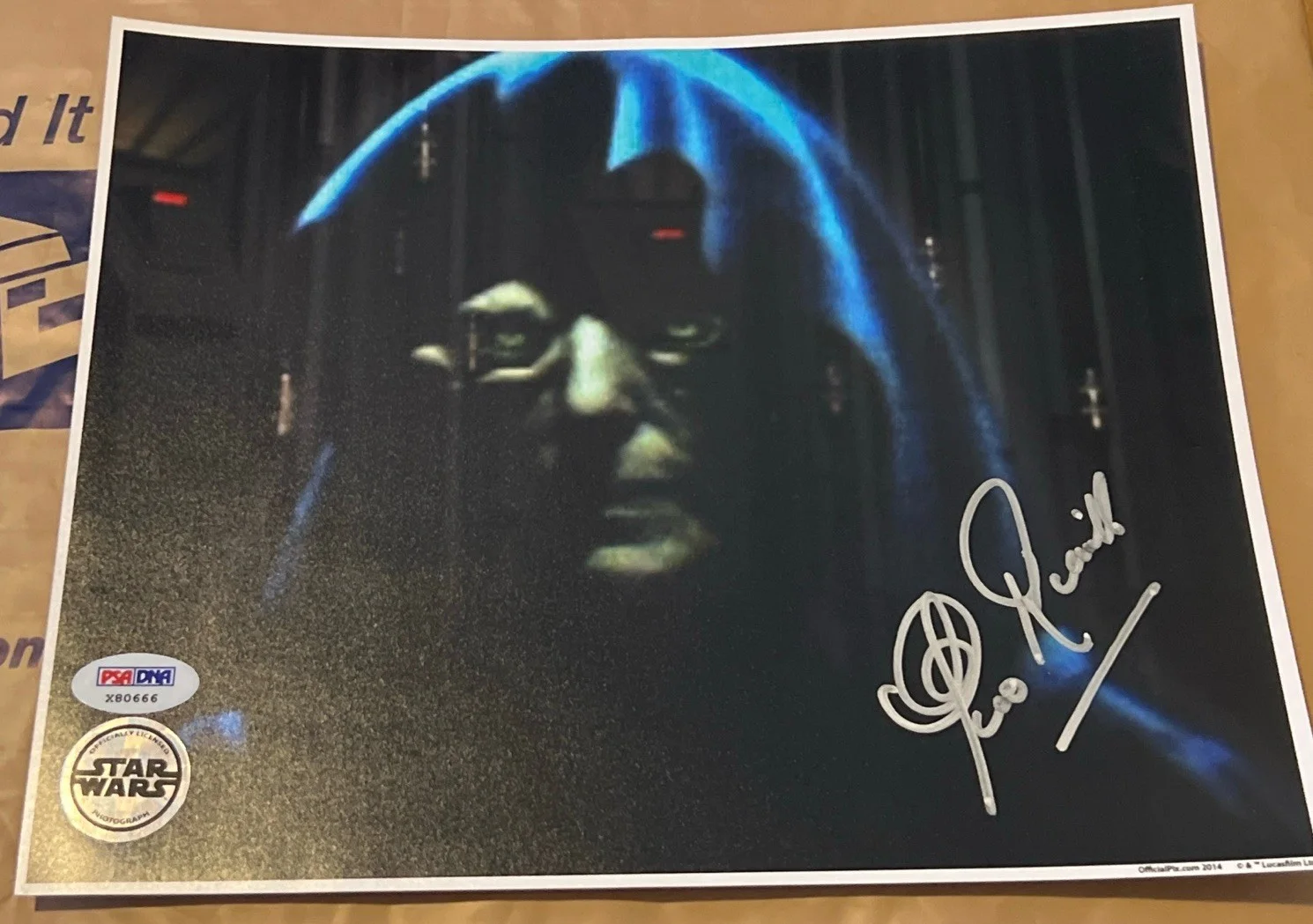 Clive Revill — Clive Revill Signed Star Wars Emperor Palpatine 8x10 Photo PSA/DNA COA