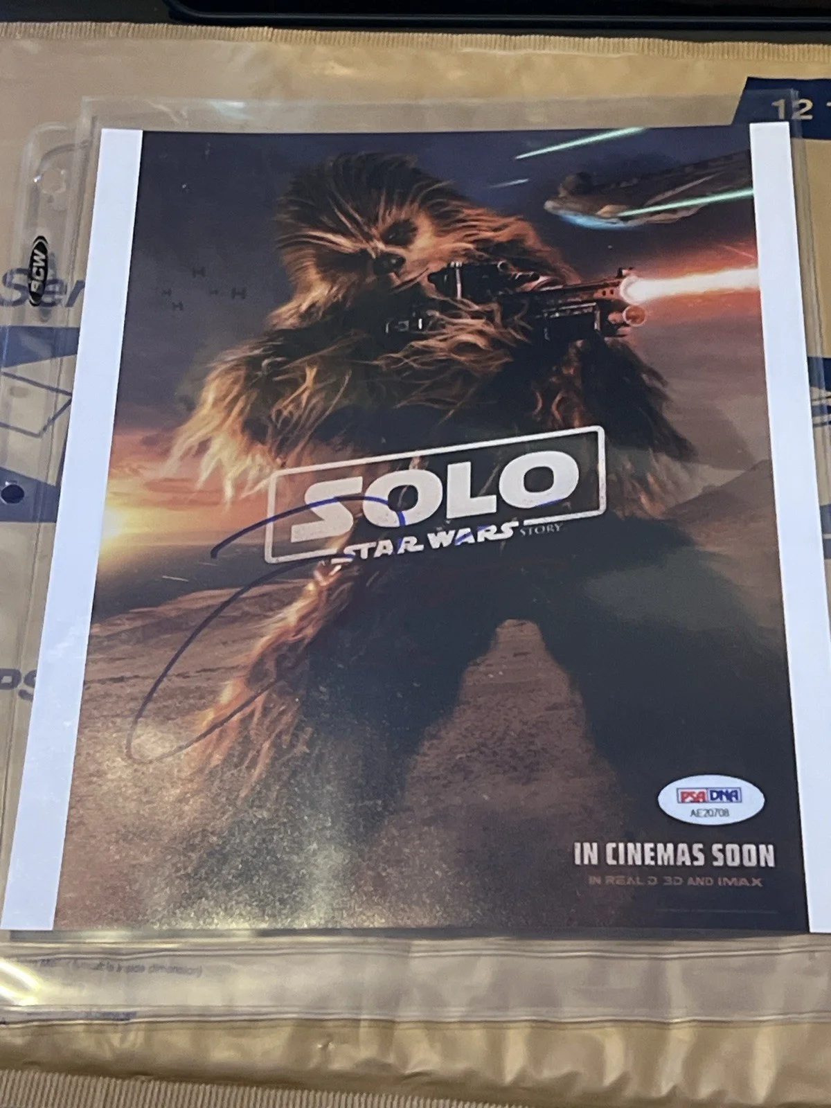 Joonas Suotamo — Joonas Suotamo Signed Chewbacca Solo A Star Wars Story 8x10 Photo PSA/DNA COA