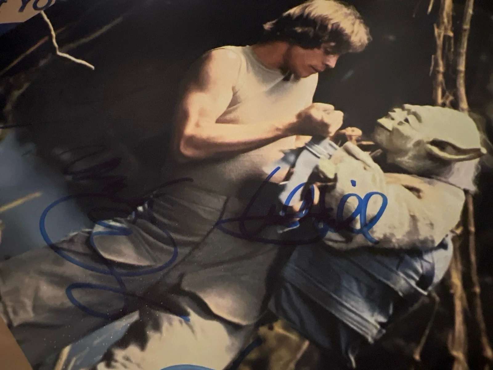 Mark Hamill, Frank Oz — Mark Hamill and Frank Oz signed Star Wars Empire strikes back 8 x 10 COA, image 2