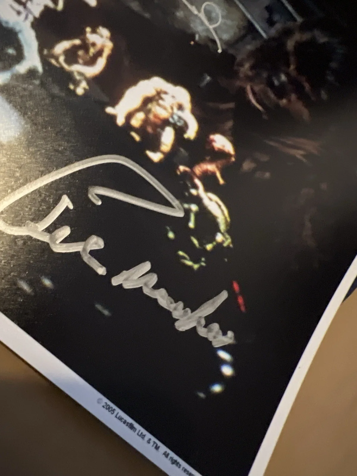 Anthony Daniels, Peter Mayhew — Anthony Daniels & Peter Mayhew Signed Star Wars C-3PO Chewbacca 8x10 PSA/DNA COA, изображение 4
