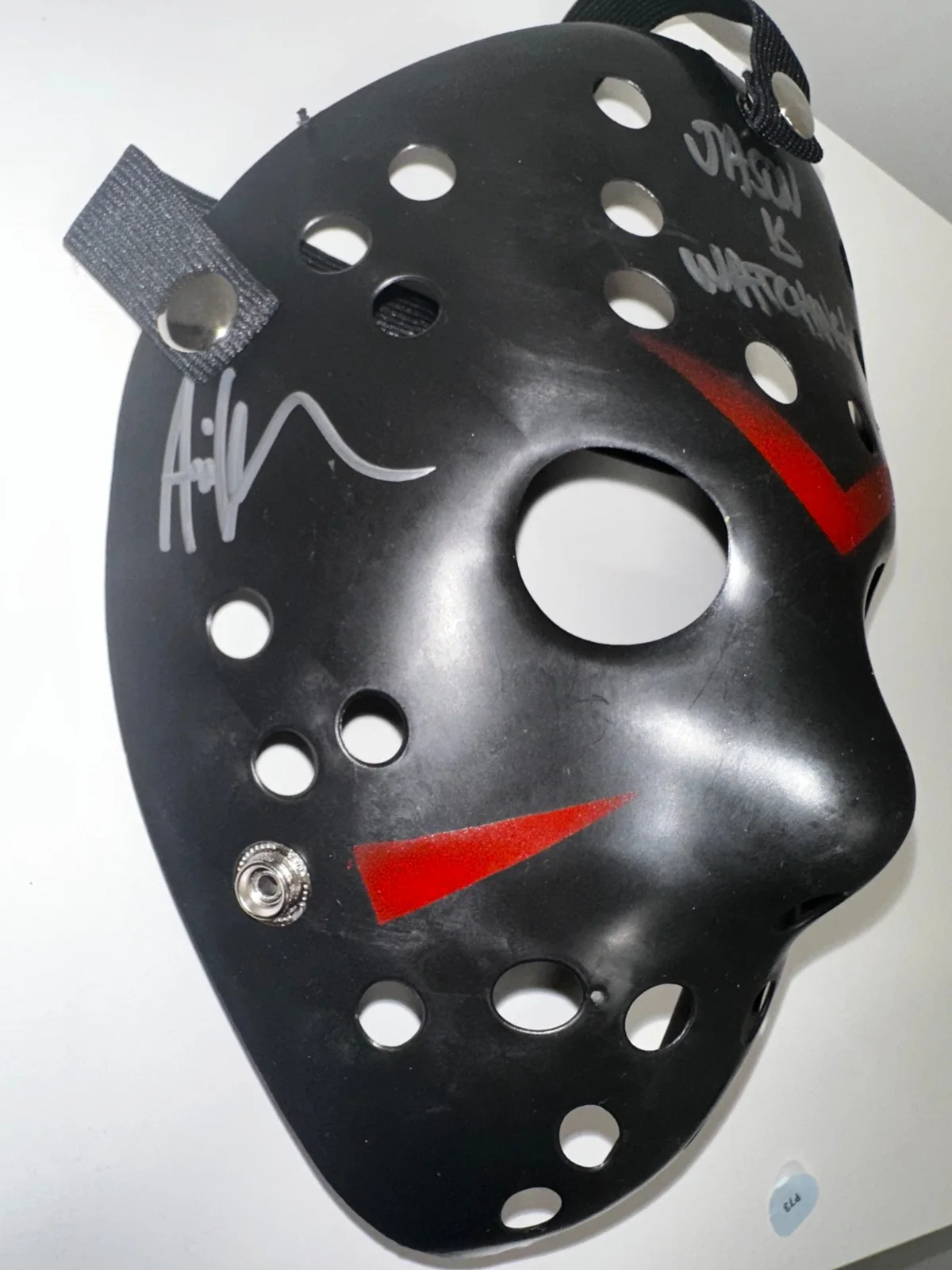 Ari Lehman — Jason Voorhees Autograph Ari Lehman signed Hockey Mask Beckett Authentic, image 3