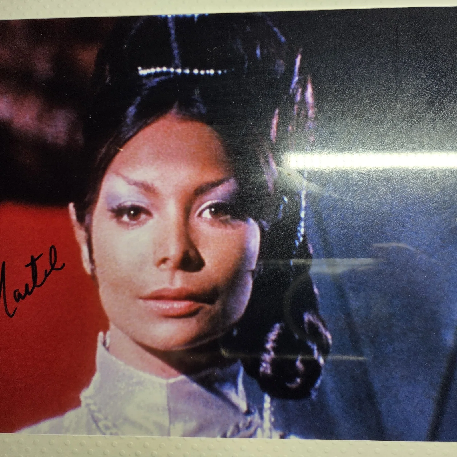 Star Trek T'Pring (Arlene Martel) Signed Photo Framed - No COA, image 2