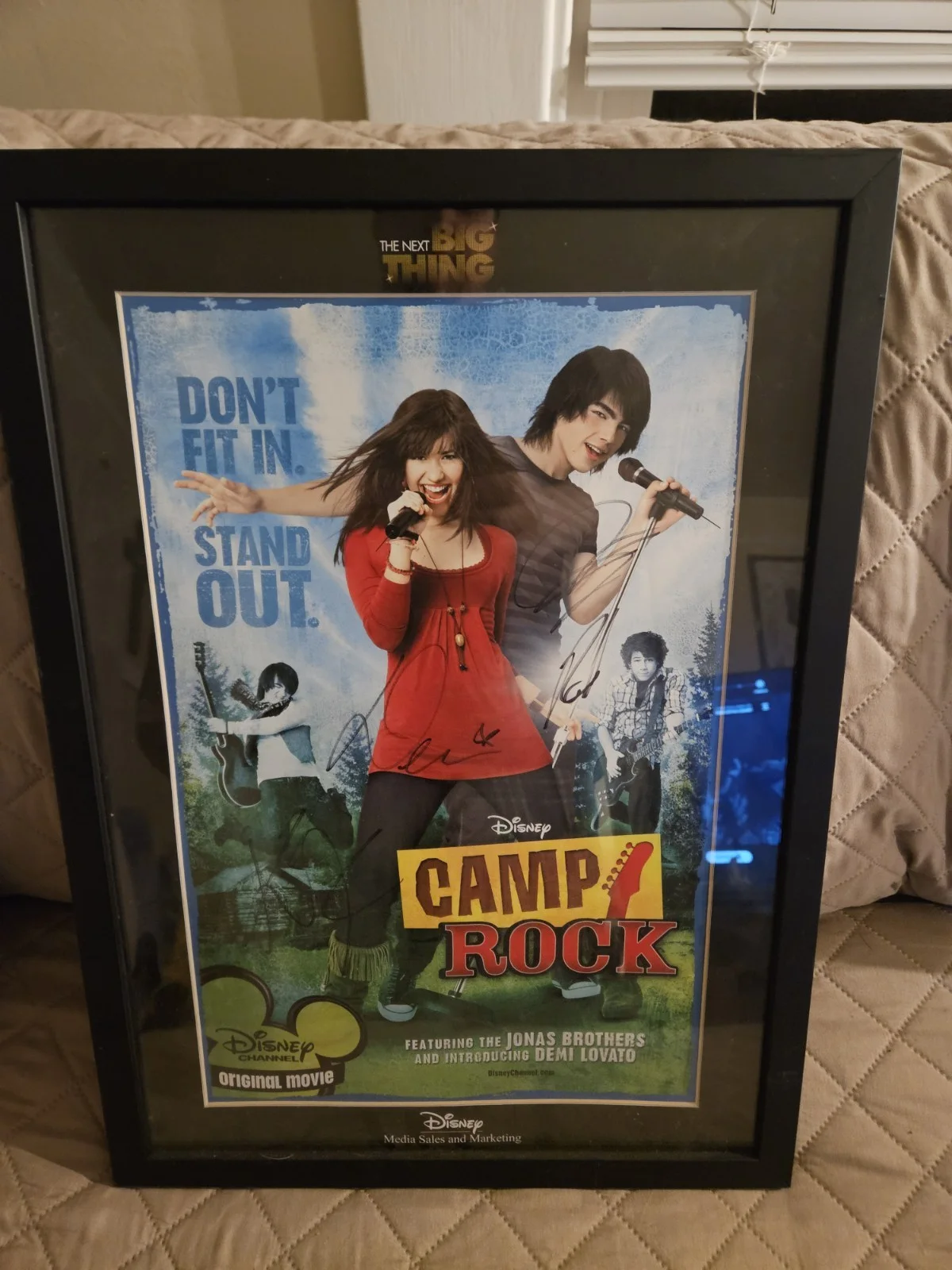 Camp Rock 2008 Signed Promotional Poster, image 2