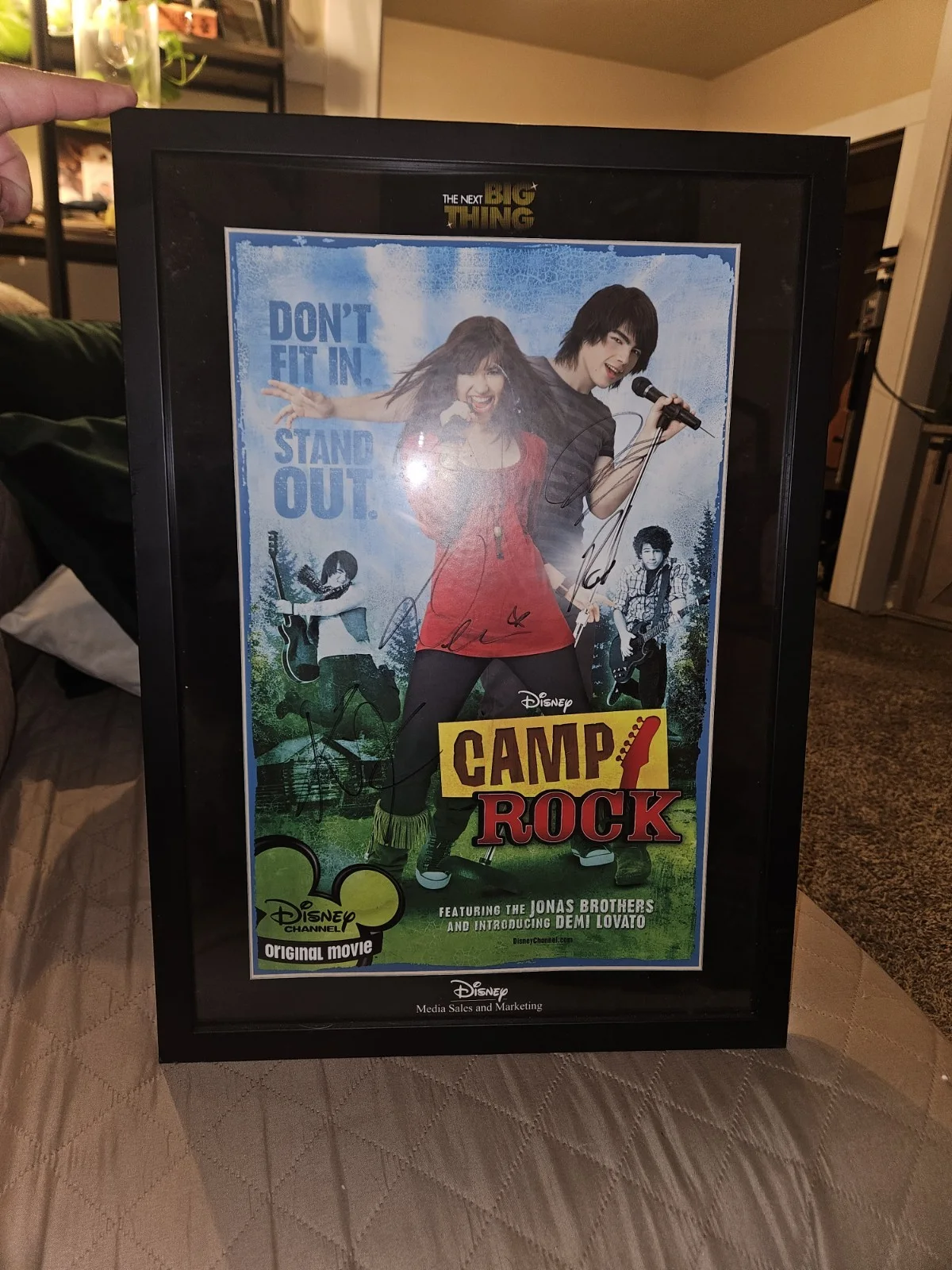 Camp Rock 2008 Signed Promotional Poster, image 3