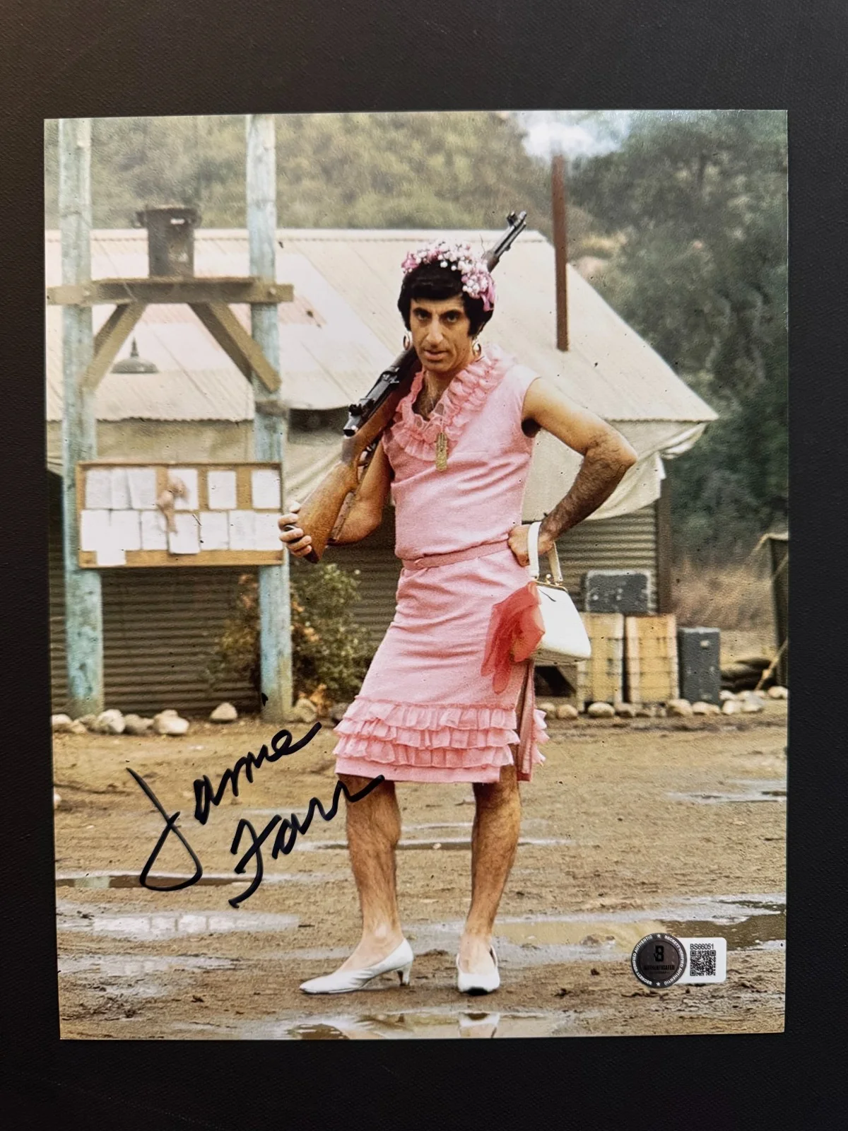 Jamie Farr — Jamie Farr Rare! autographed signed M.A.S.H. Klinger 8x10 photo Beckett BAS coa