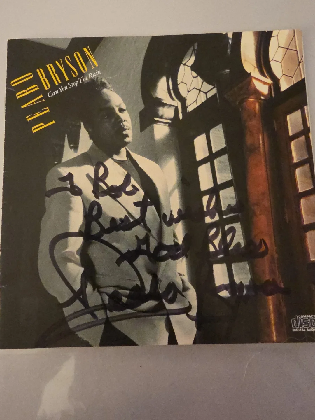 Peabo Bryson Signed Autographed Cd Sleeve, image 2