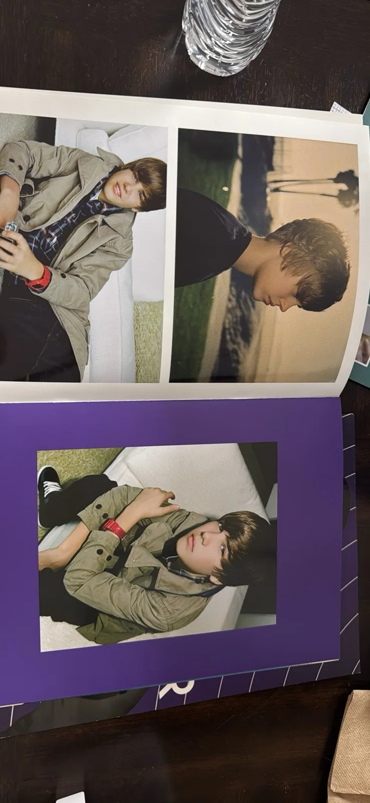 Justin Bieber — Justin Bieber Signed Autograph My World Concert Tour Program Photo Book Beckett, изображение 5