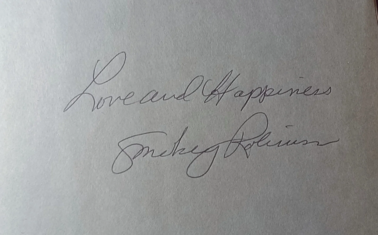 SIGNED SMOKEY ROBINSON INSIDE MY LIFE BOOK MOTOWN LEGEND 1ST/1ST, image 2