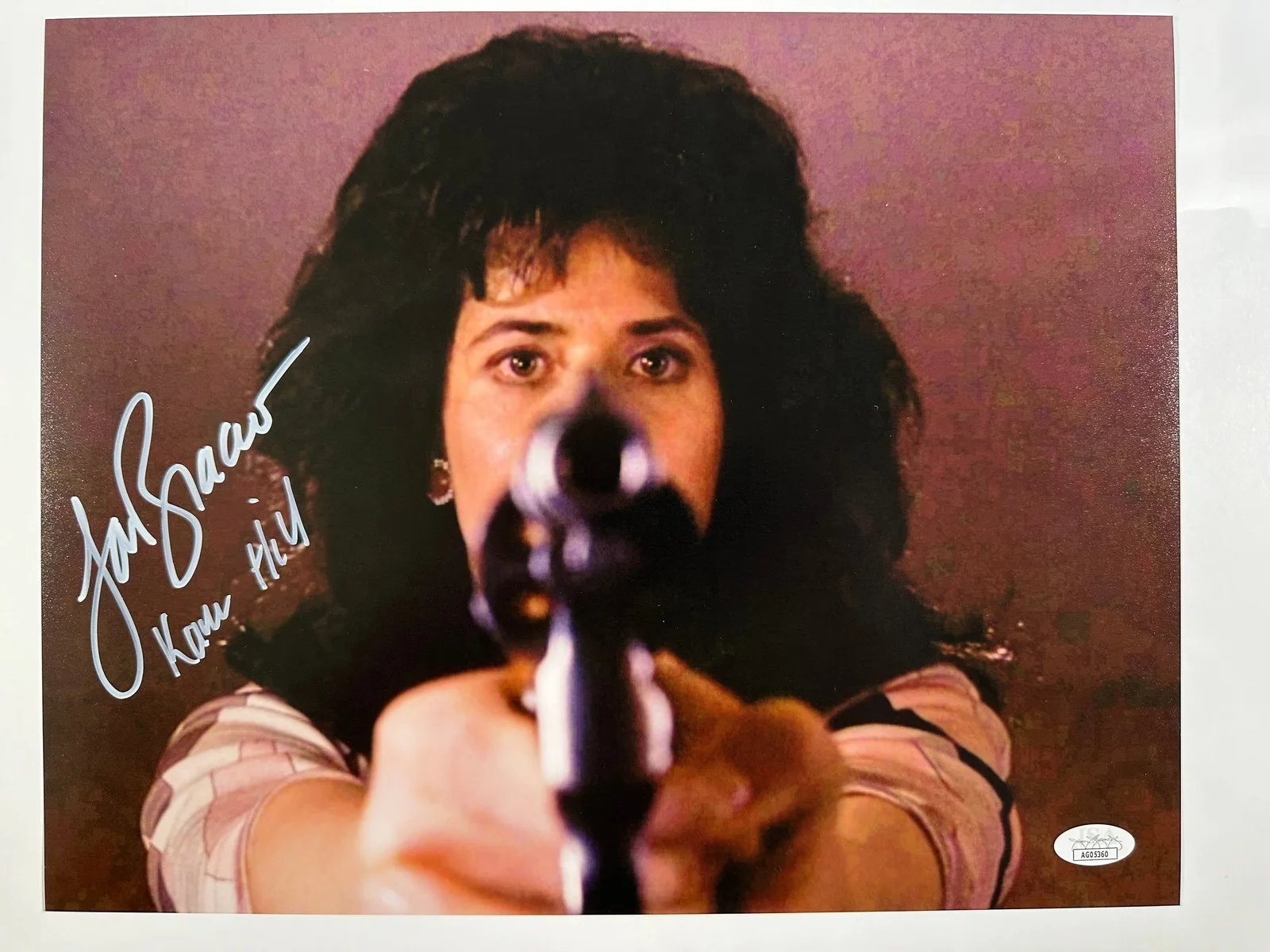 Lorraine Bracco — Lorraine Bracco Signed 11x14 Photo "Karen Hill" JSA COA from Private Signing