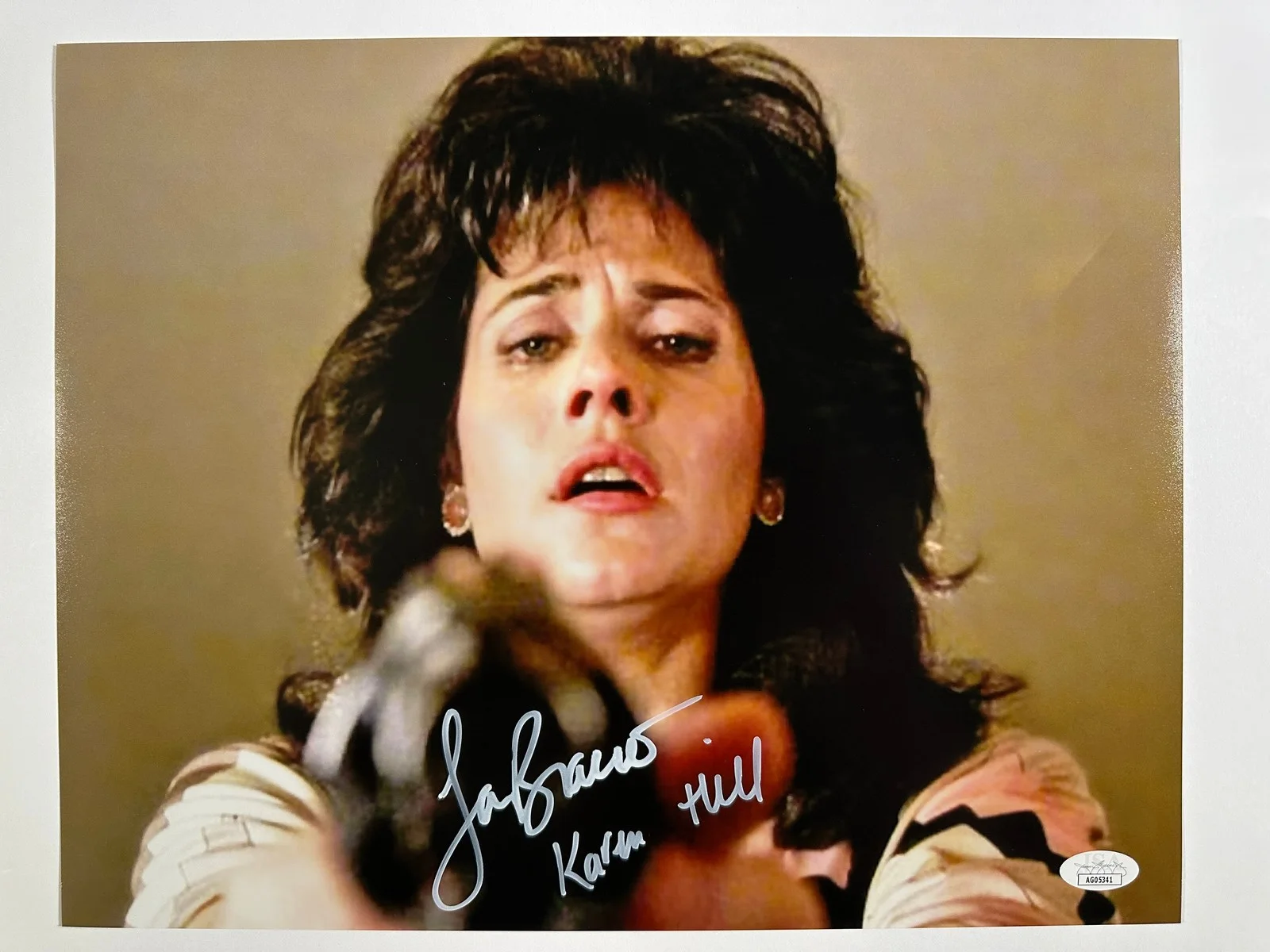 Lorraine Bracco — Lorraine Bracco Signed 11x14 Photo "Karen Hill" JSA COA from Private Signing
