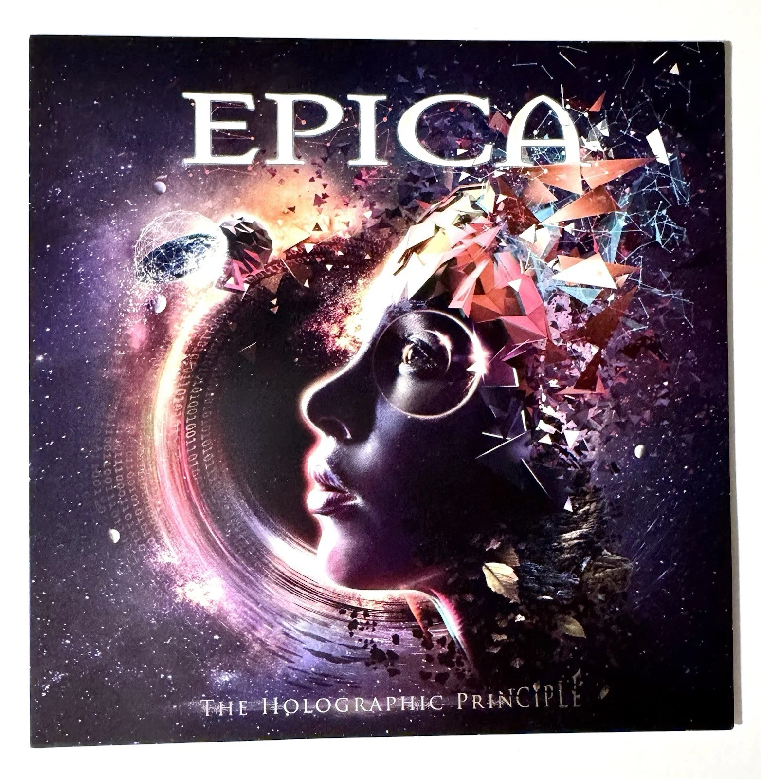 SIGNED Epica Band Holographic Principle Card Promo Simone Simons, изображение 2
