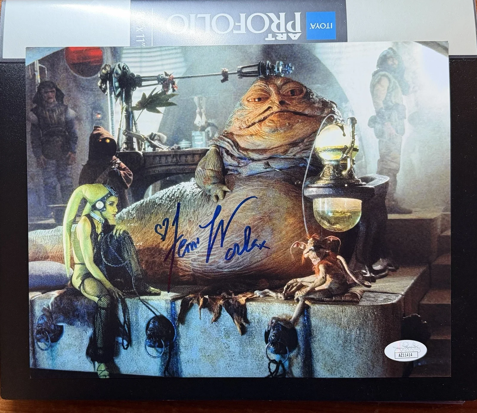 Femi Taylor — Star Wars FEMI TAYLOR as OOLA Autograph Auto 8x10 Photograph Photo JSA COA