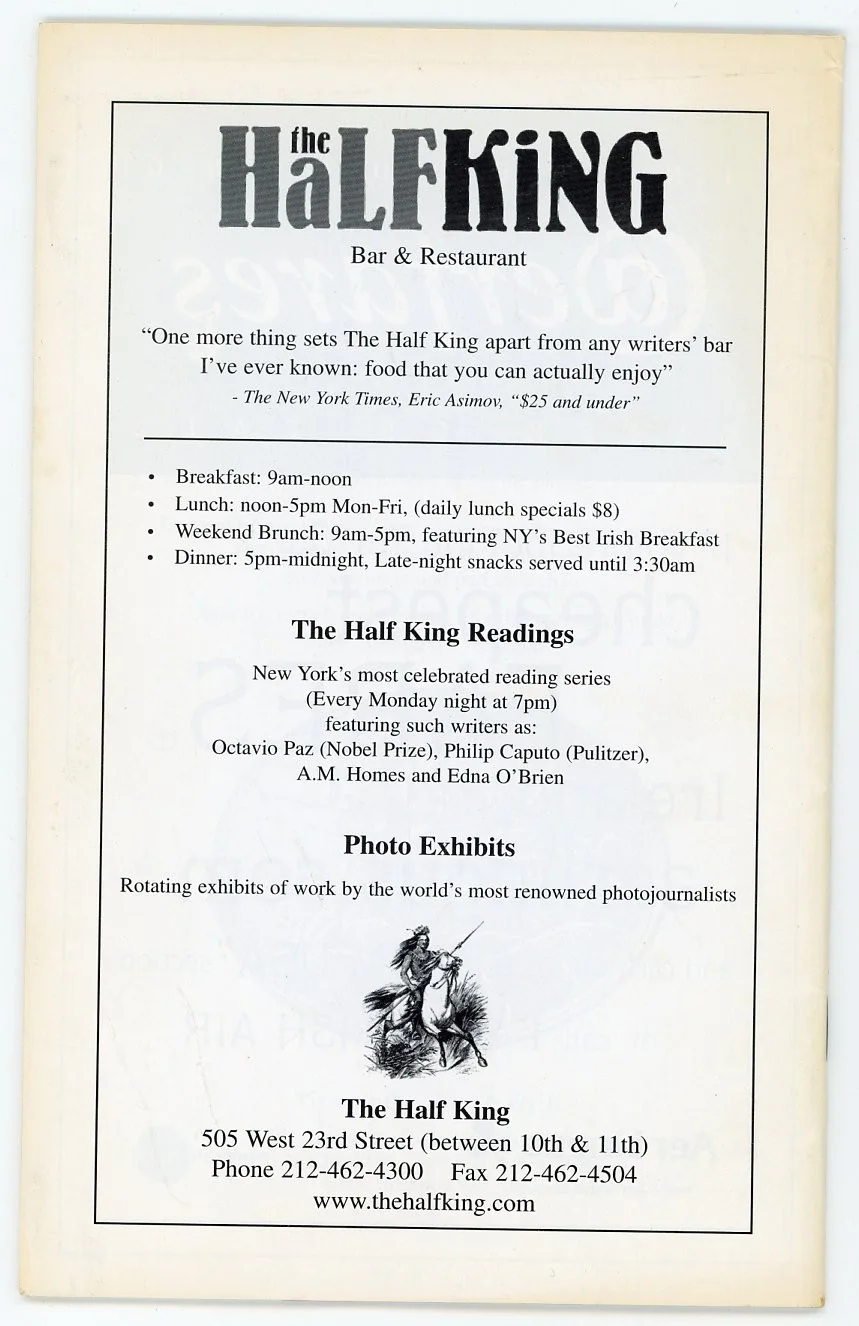 Unsigned Irish Repertory Theatre Program for Peg O'My Heart, image 2