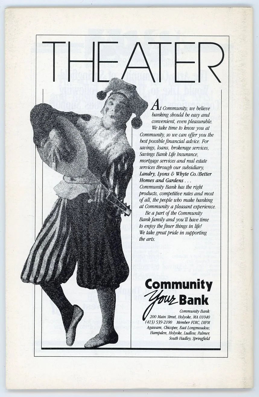 John Pielmeier — John Pielmeier - Signed Stage West Program w/ Inscribed Card, image 2