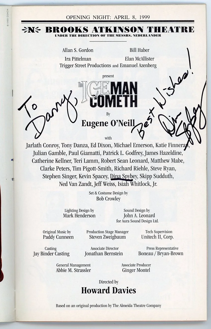 Dina Spybey — Dina Spybey - Signed Brooks Atkinson Theatre Playbill for The Iceman Cometh, image 2