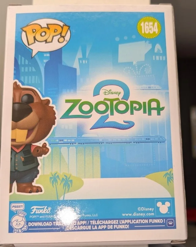 FORTUNE FEIMSTER signed FUNKO POP Nibbles Maplestick ZOOTOPIA 2 AUTHENTICATED, image 3