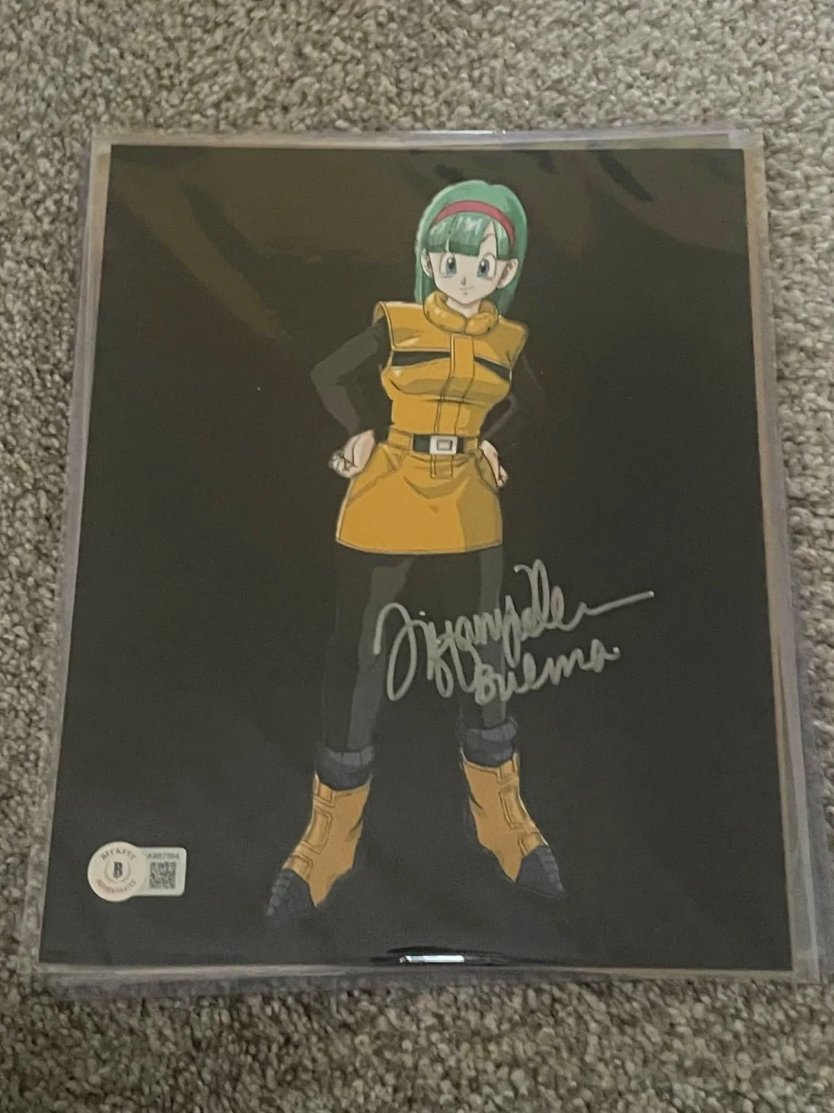 Tiffany Vollmer — Tiffany Vollmer Autographed Signed Dragon Ball Z GT Super Bulma 8x10 Beckett