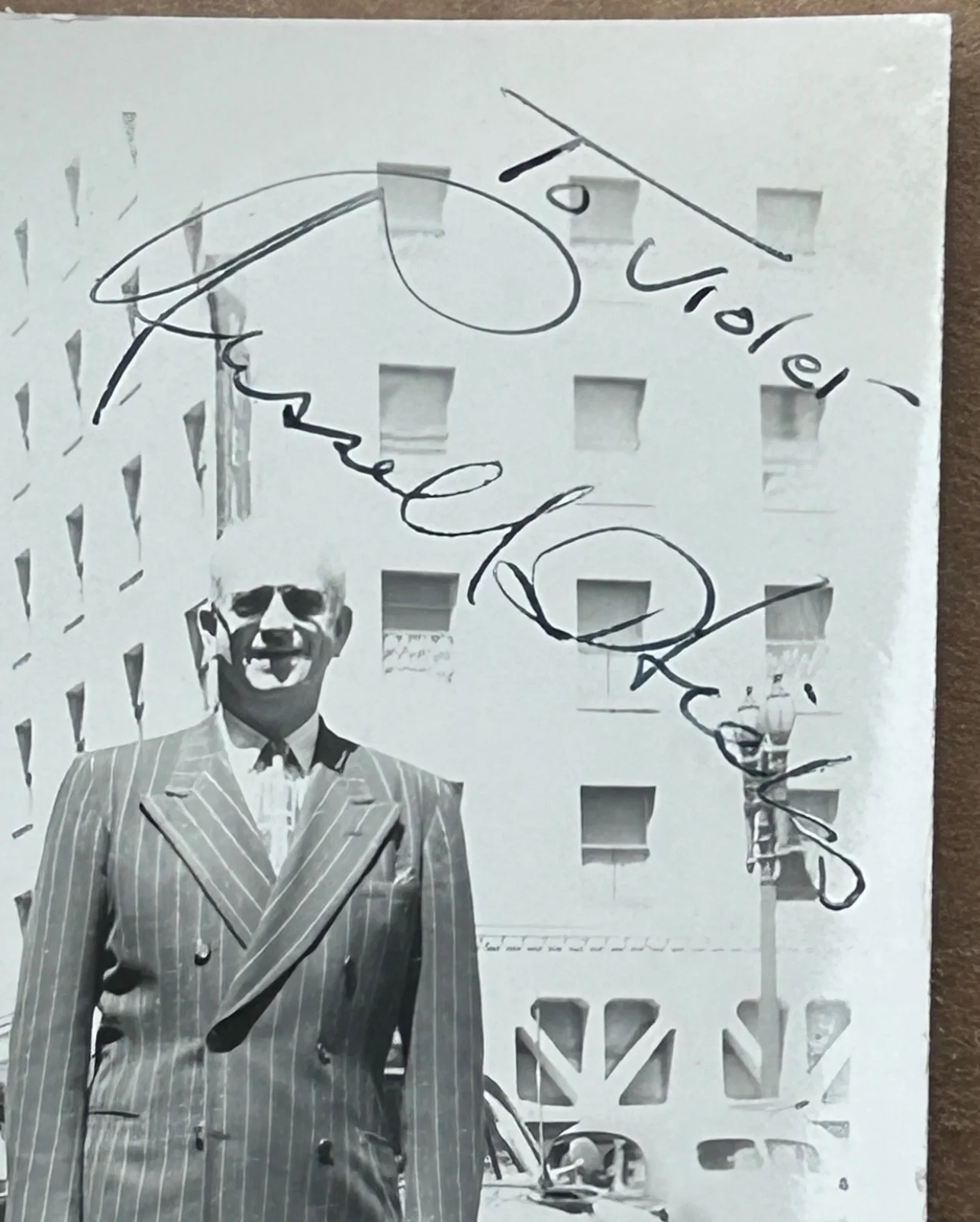 RUSSELL HICKS—SIGNED PHOTO—W C FIELDS•LAUREL HARDY•ABBOTT COSTELLO•STOOGES•MARX, изображение 2