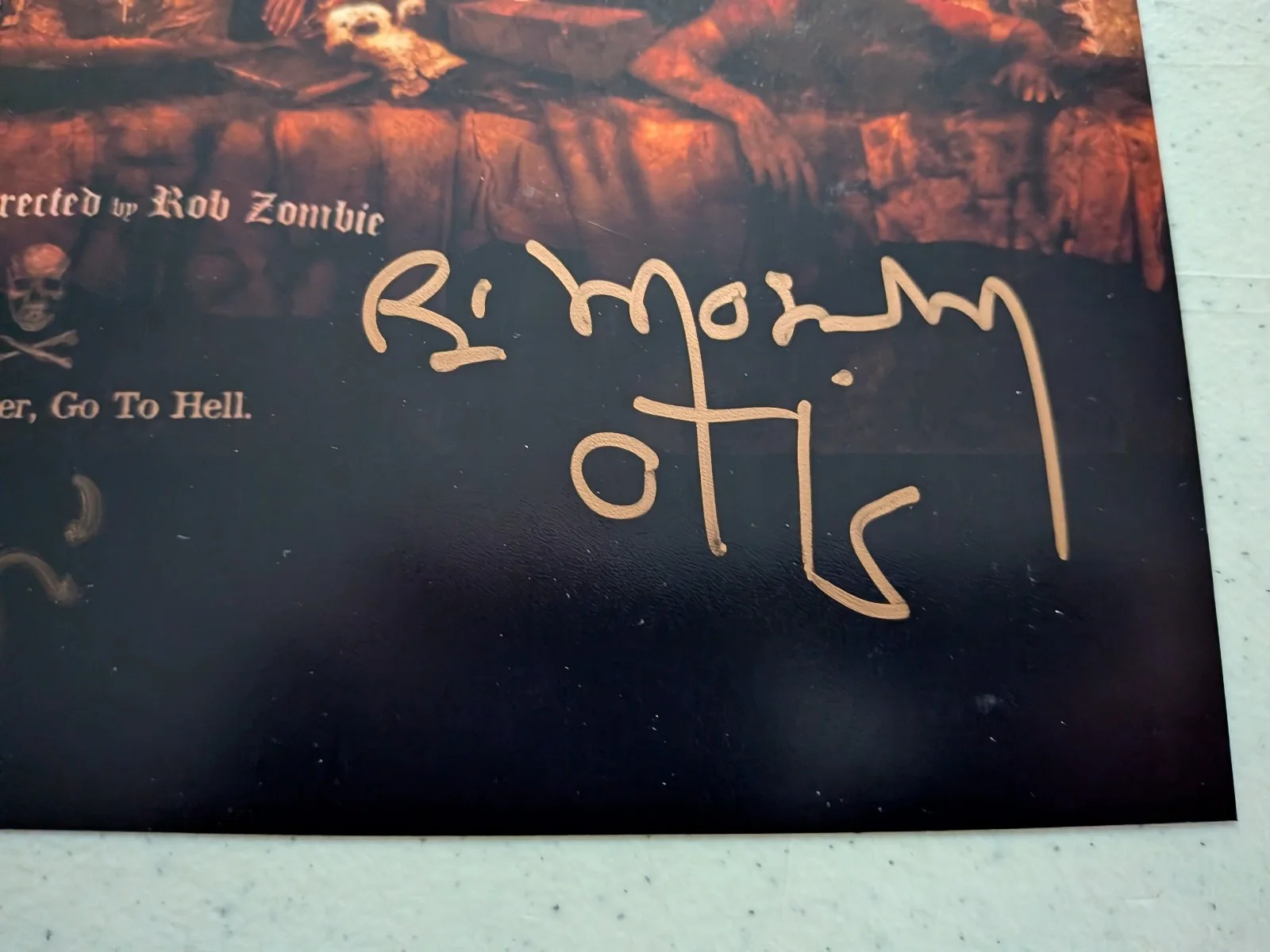 SID HAIG BILL MOSELEY 2x Signed 11x17 Poster Captain Spaulding Otis Auto BAS 804, image 2